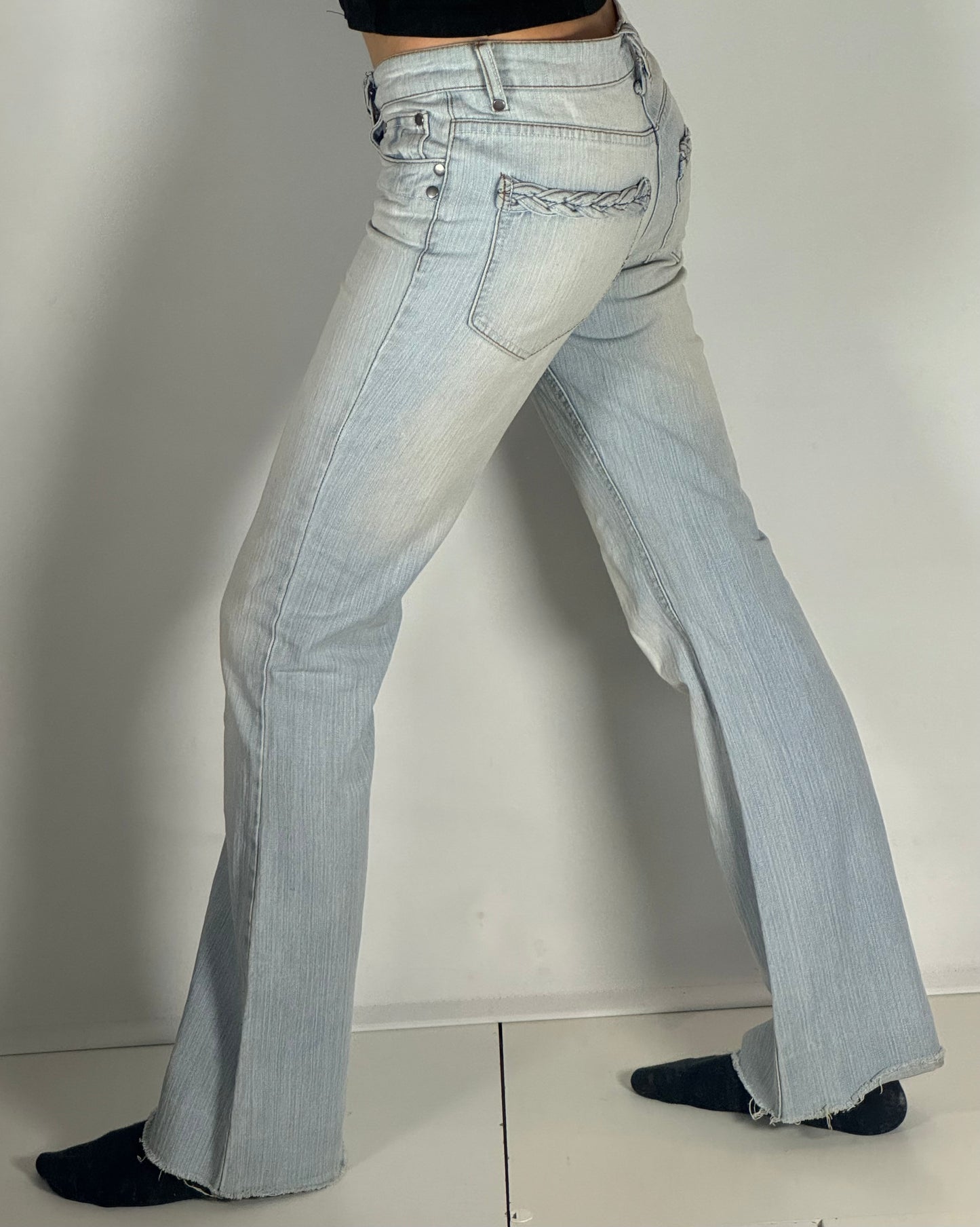 Lågmidjade jeans stl: S