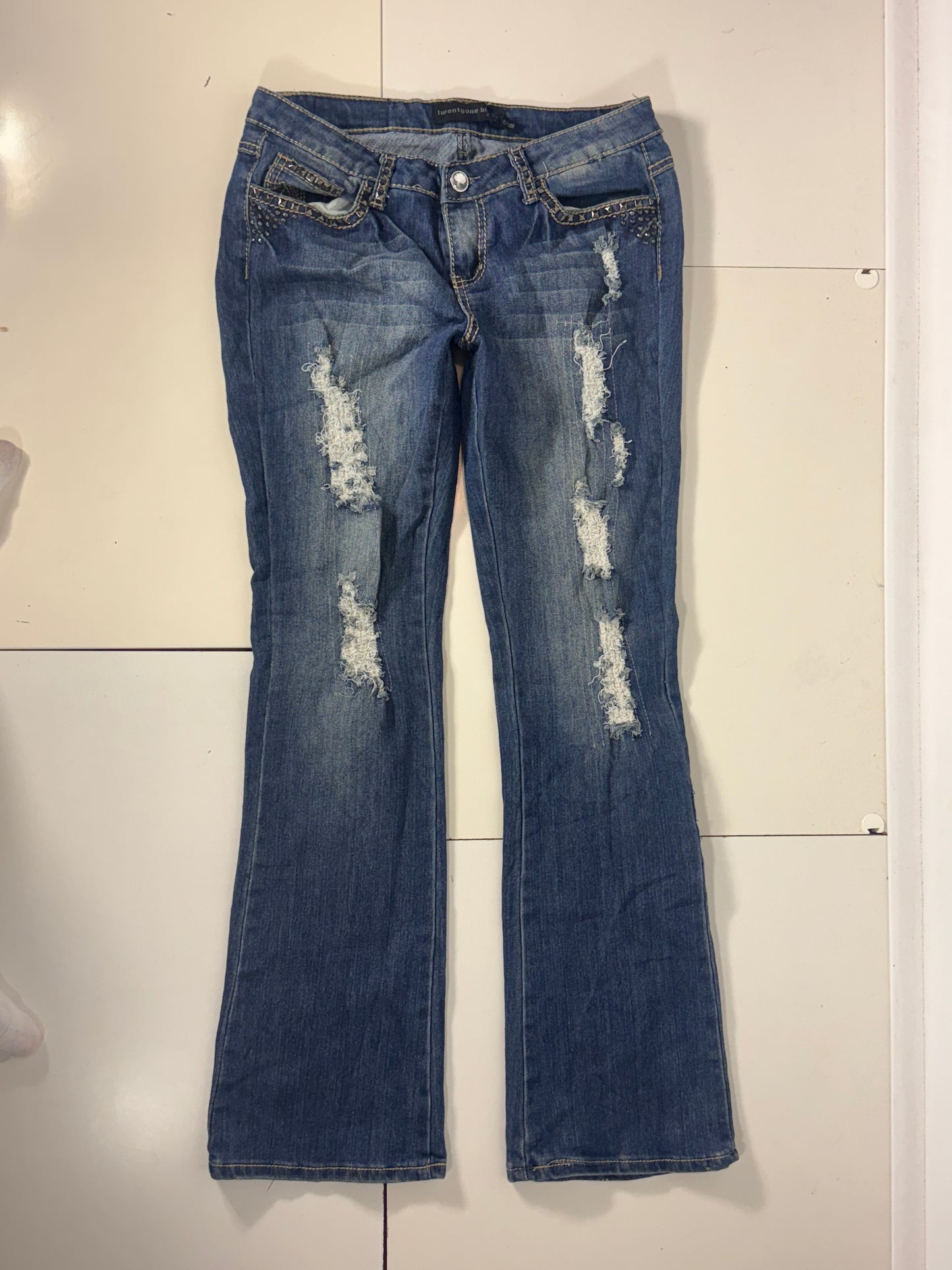 Lågmidjade jeans stl: M