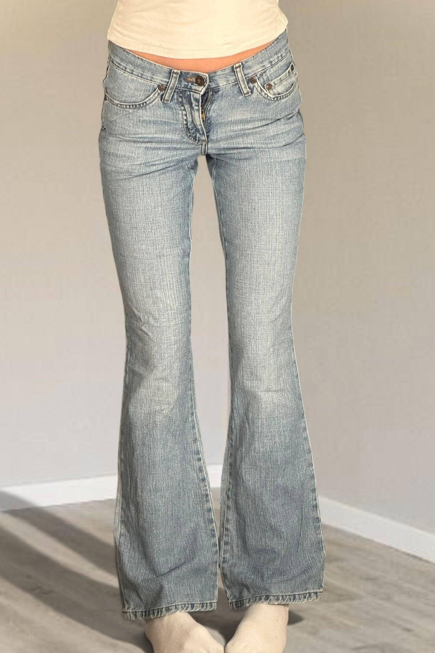 Lågmidjade jeans stl: XXS