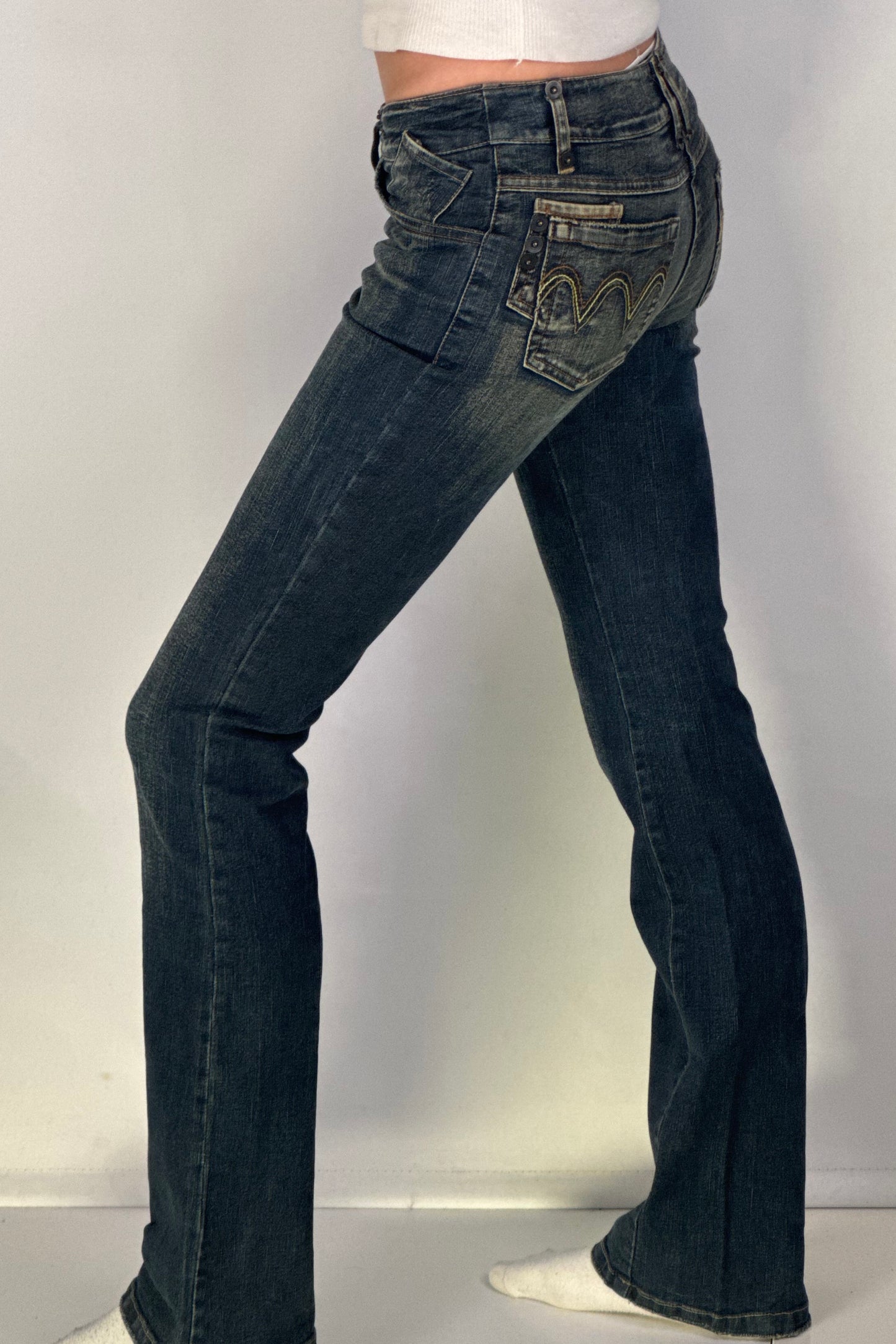 Lågmidjade jeans stl: XXS