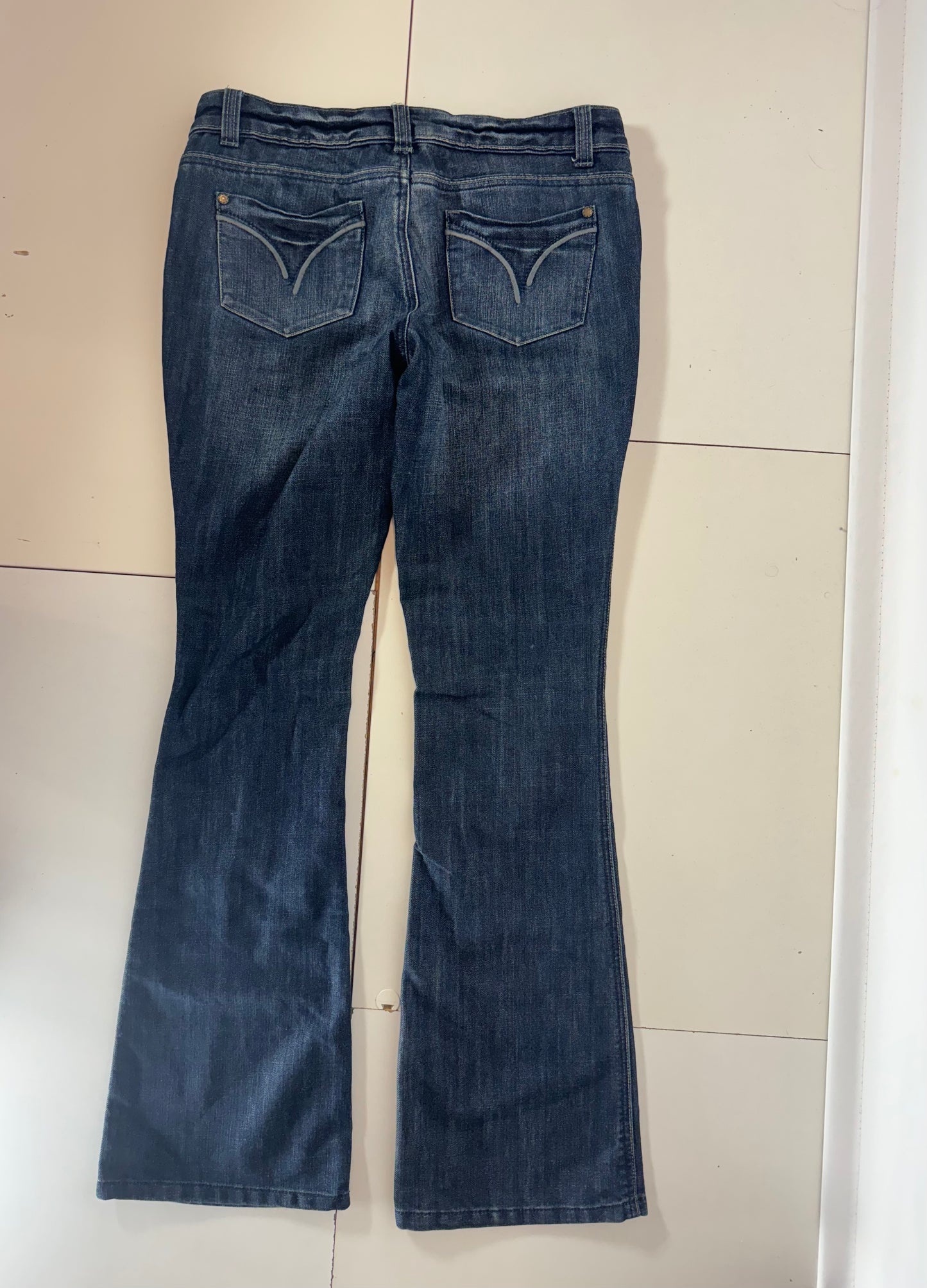 Lågmidjade jeans–stl: M