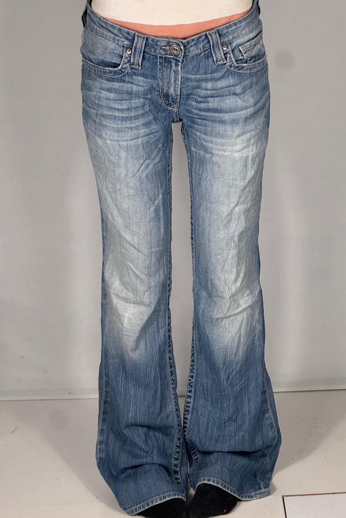 Lågmidjade jeans stl: S/M