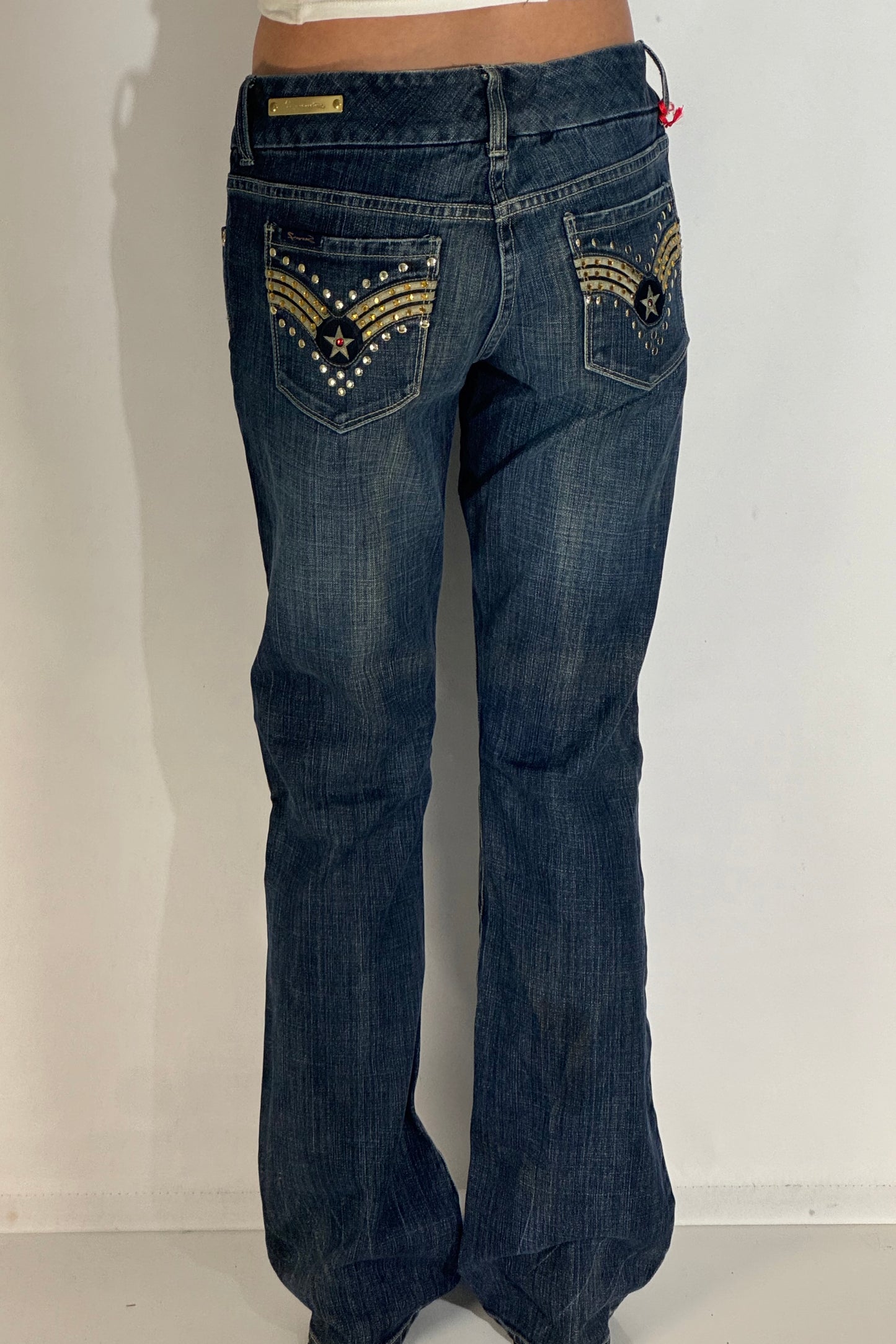 Lågmidjade jeans stl: S