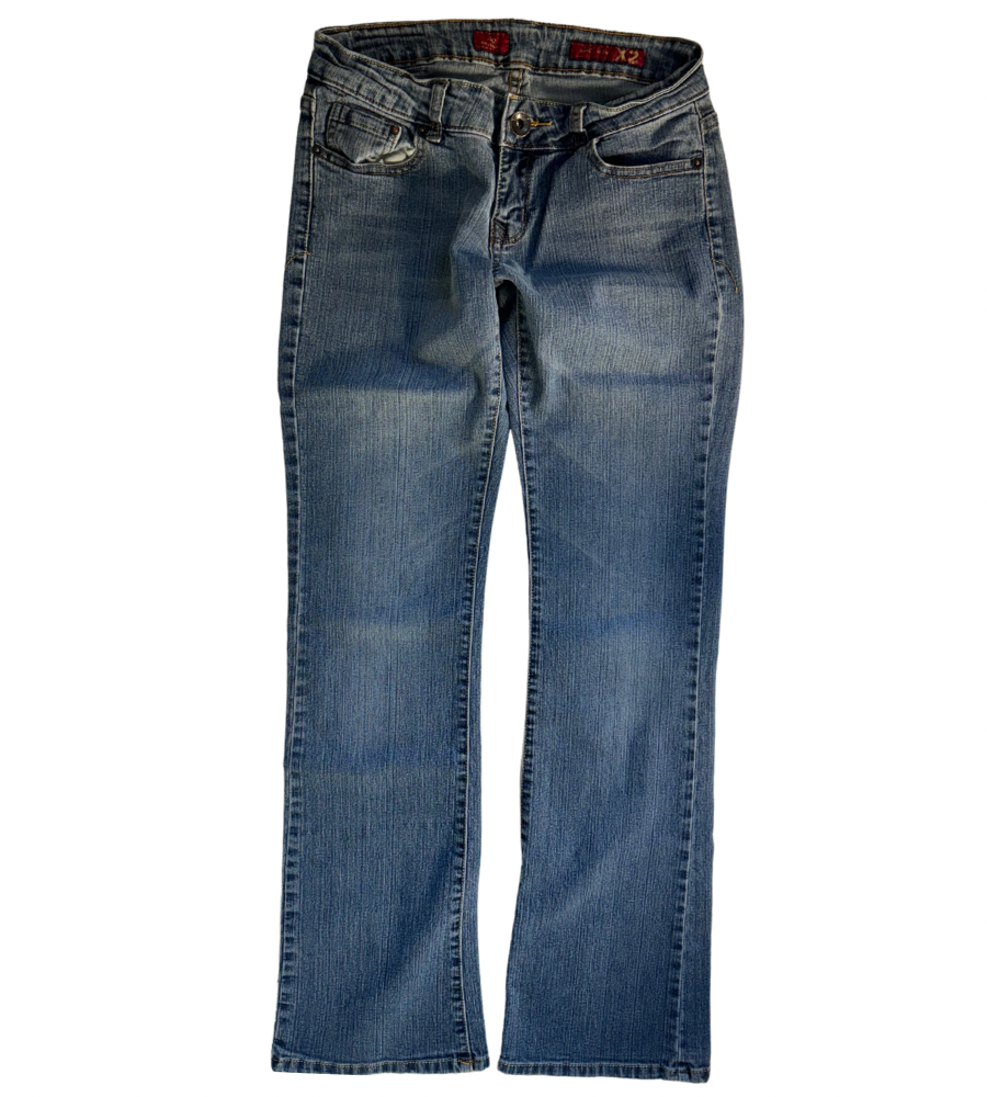 Lågmidjade jeans–stl: S