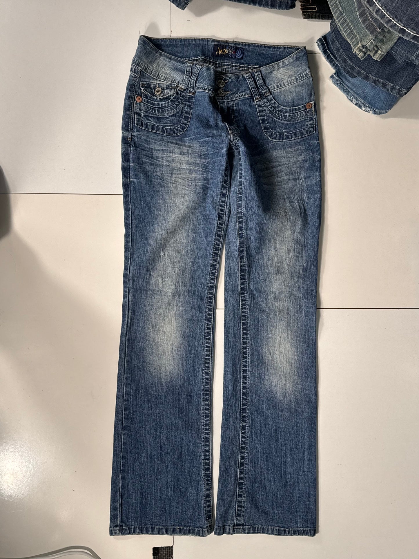 Lavtaljede jeans str: S/M