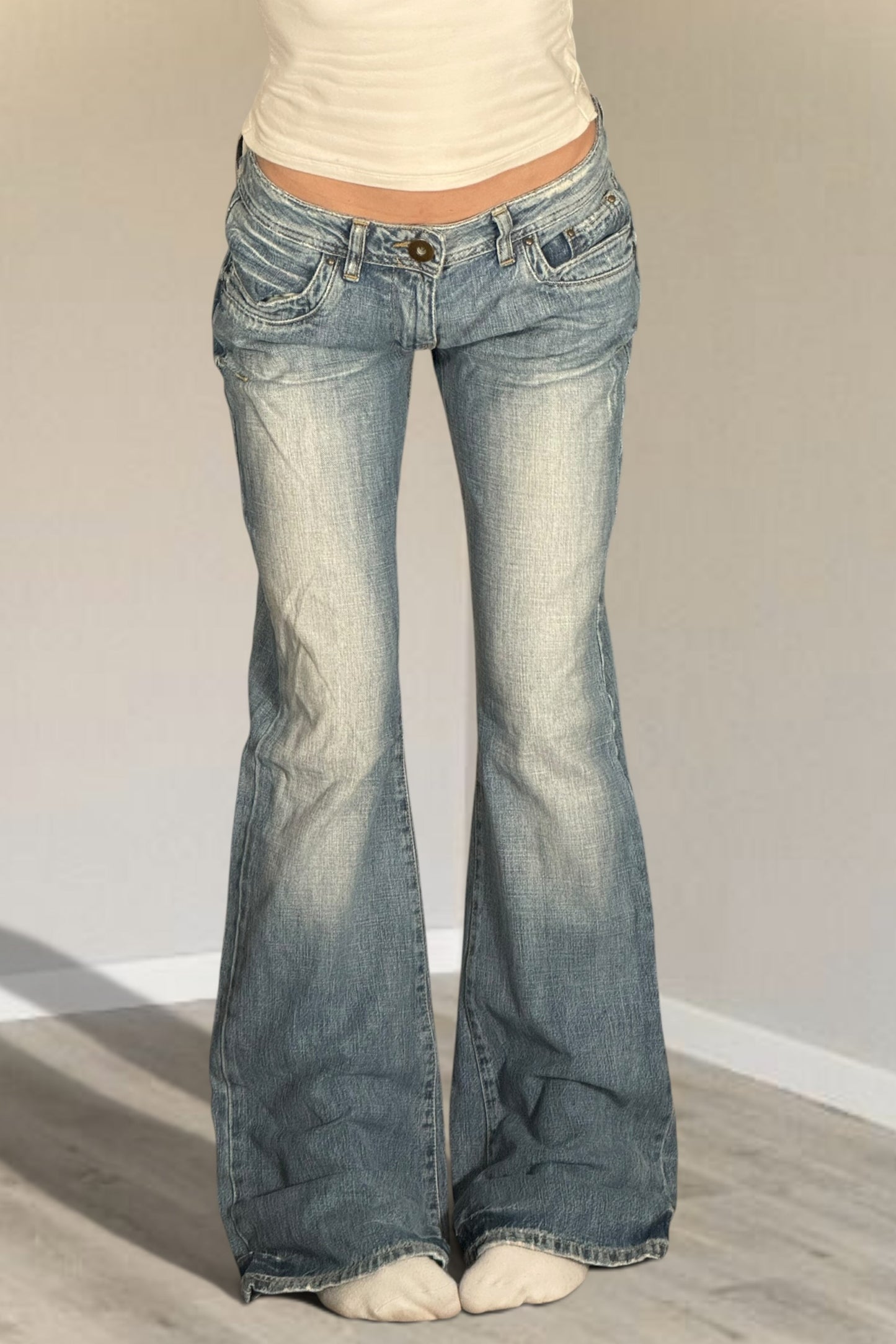 Lågmidjade jeans stl: XS