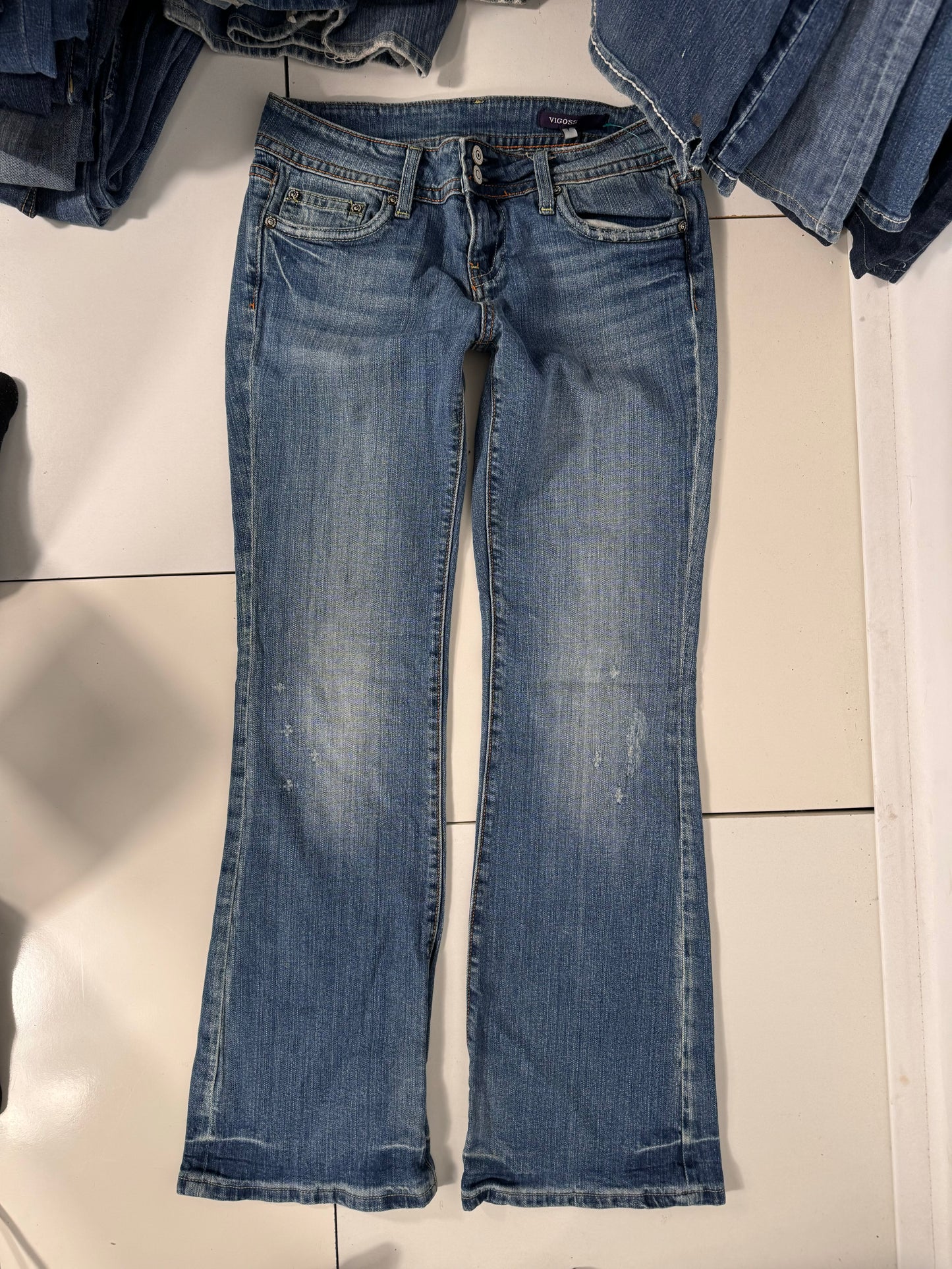 Lågmidjade jeans stl: S