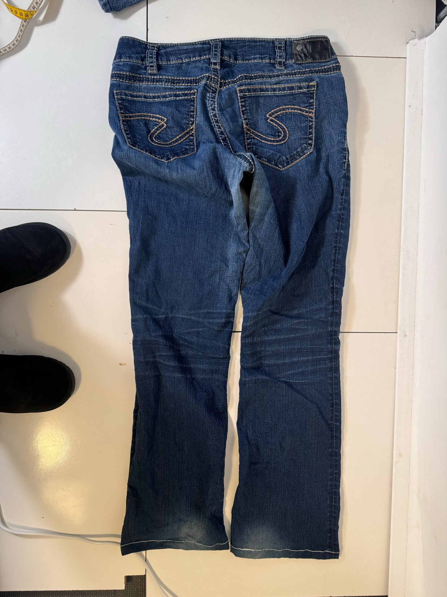 Lavtaljede jeans str: M