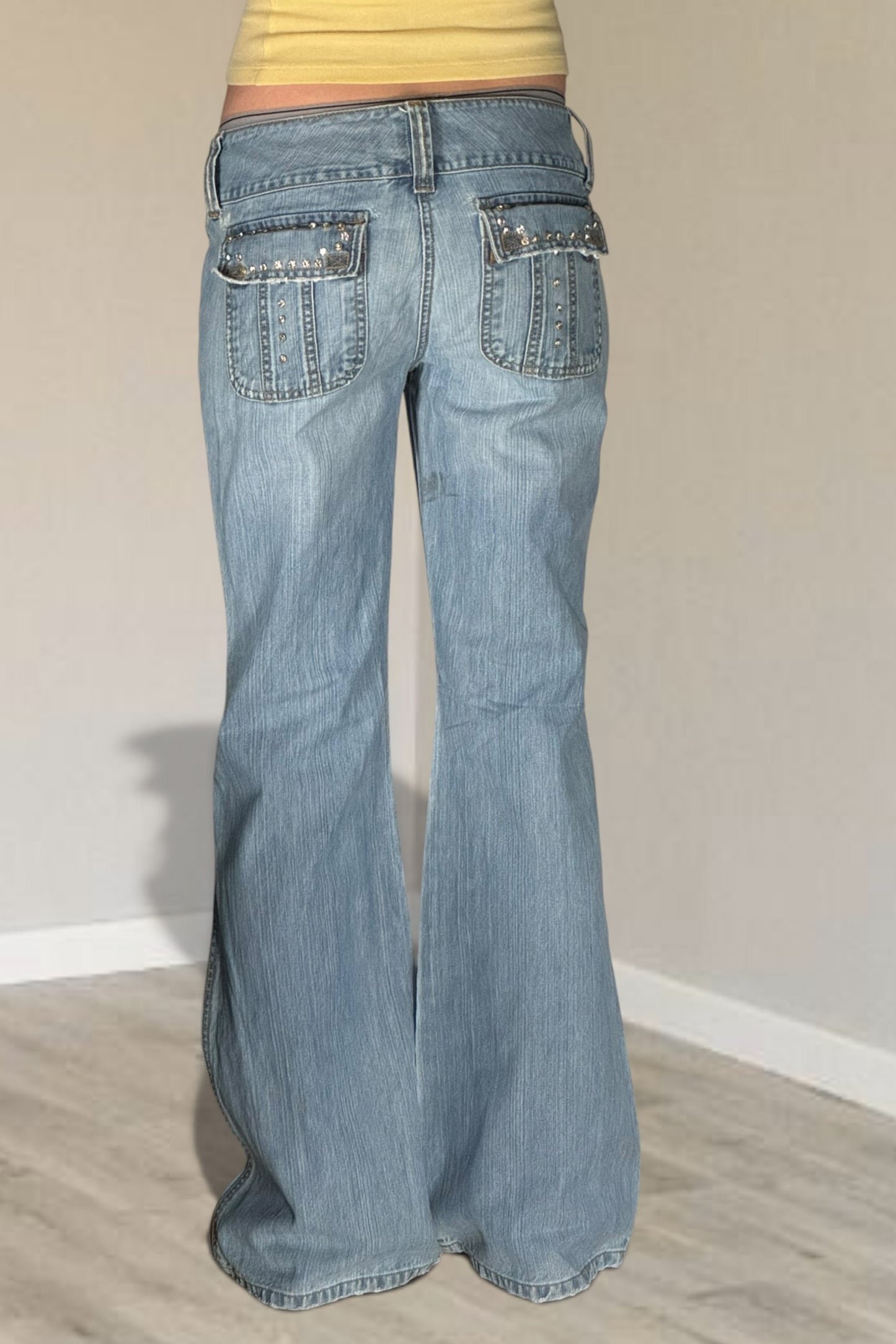 Lågmidjade jeans stl: S