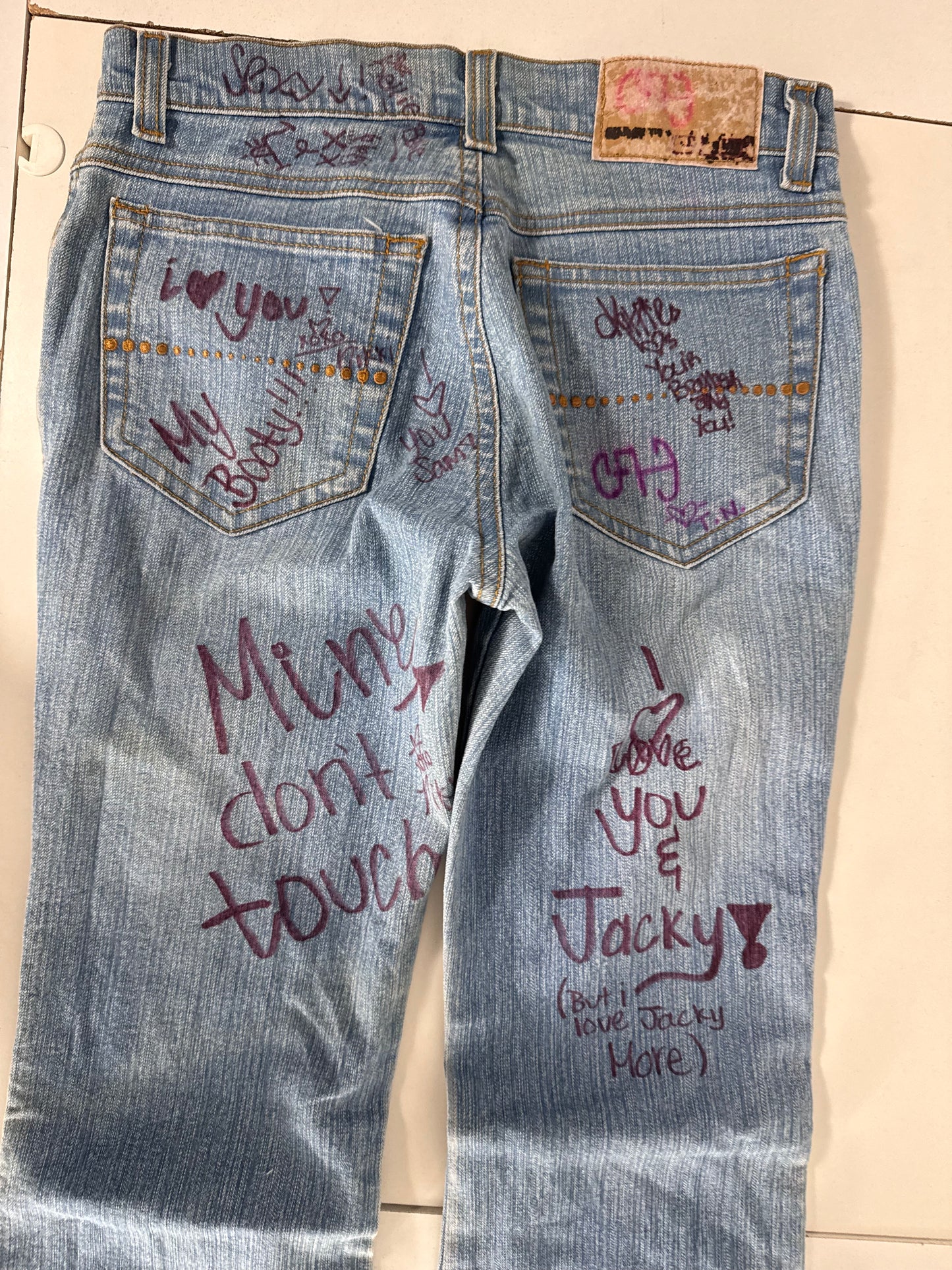 Lågmidjade jeans stl: XS