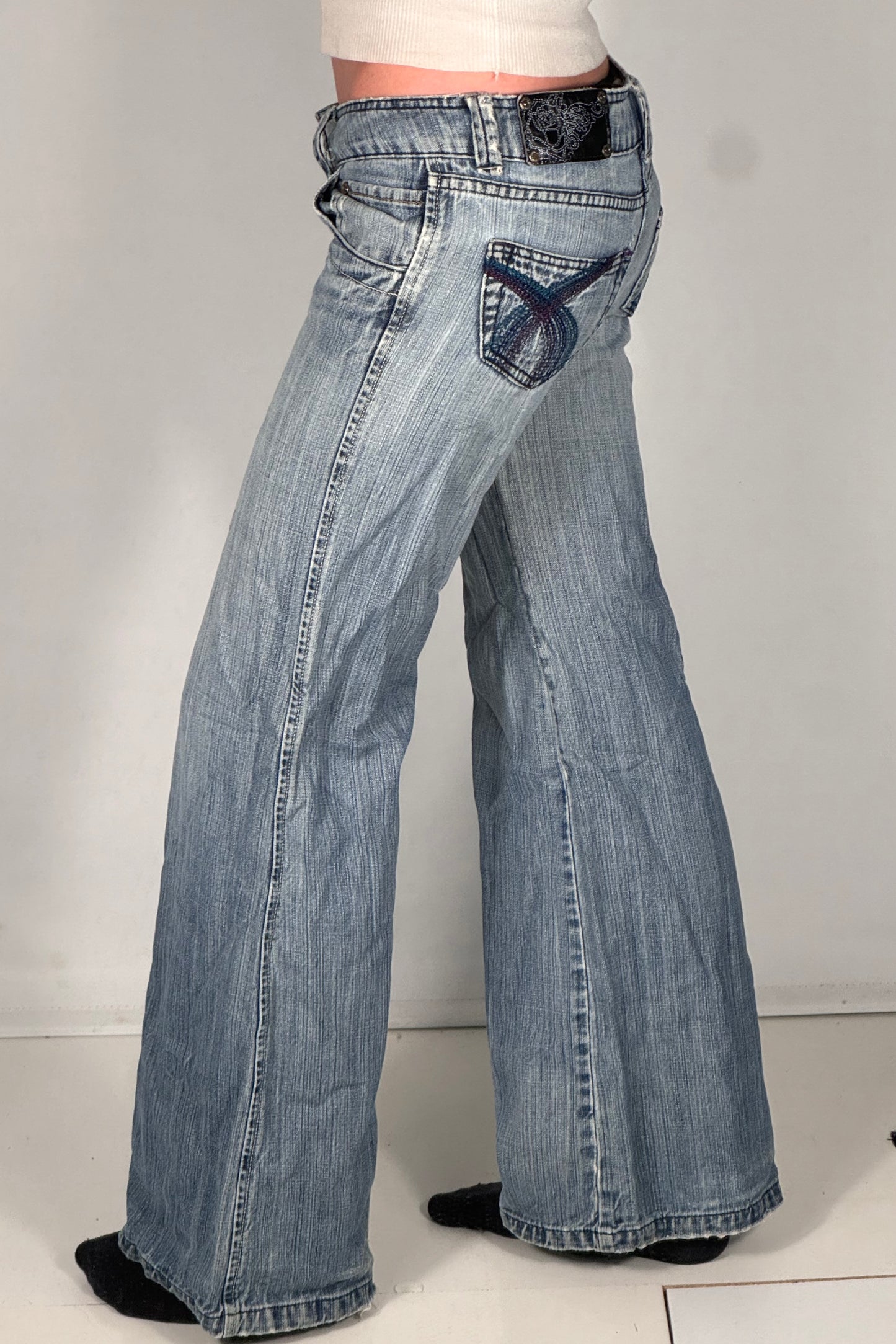Lågmidjade jeans stl: S