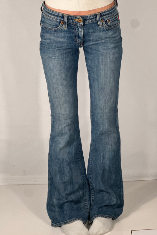 Lavtaljede jeans str: S