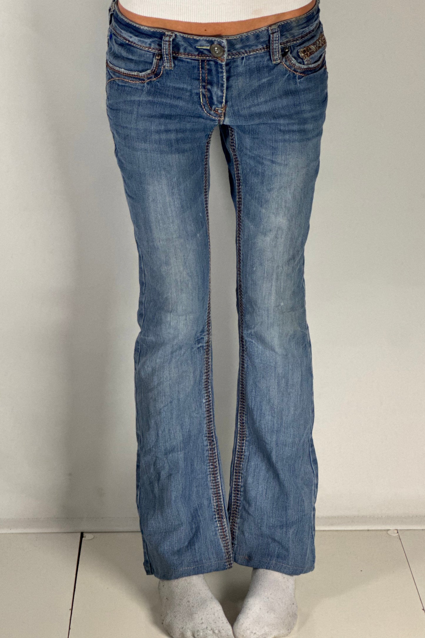 Lågmidjade jeans stl: S