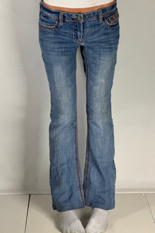 Lågmidjade jeans stl: S