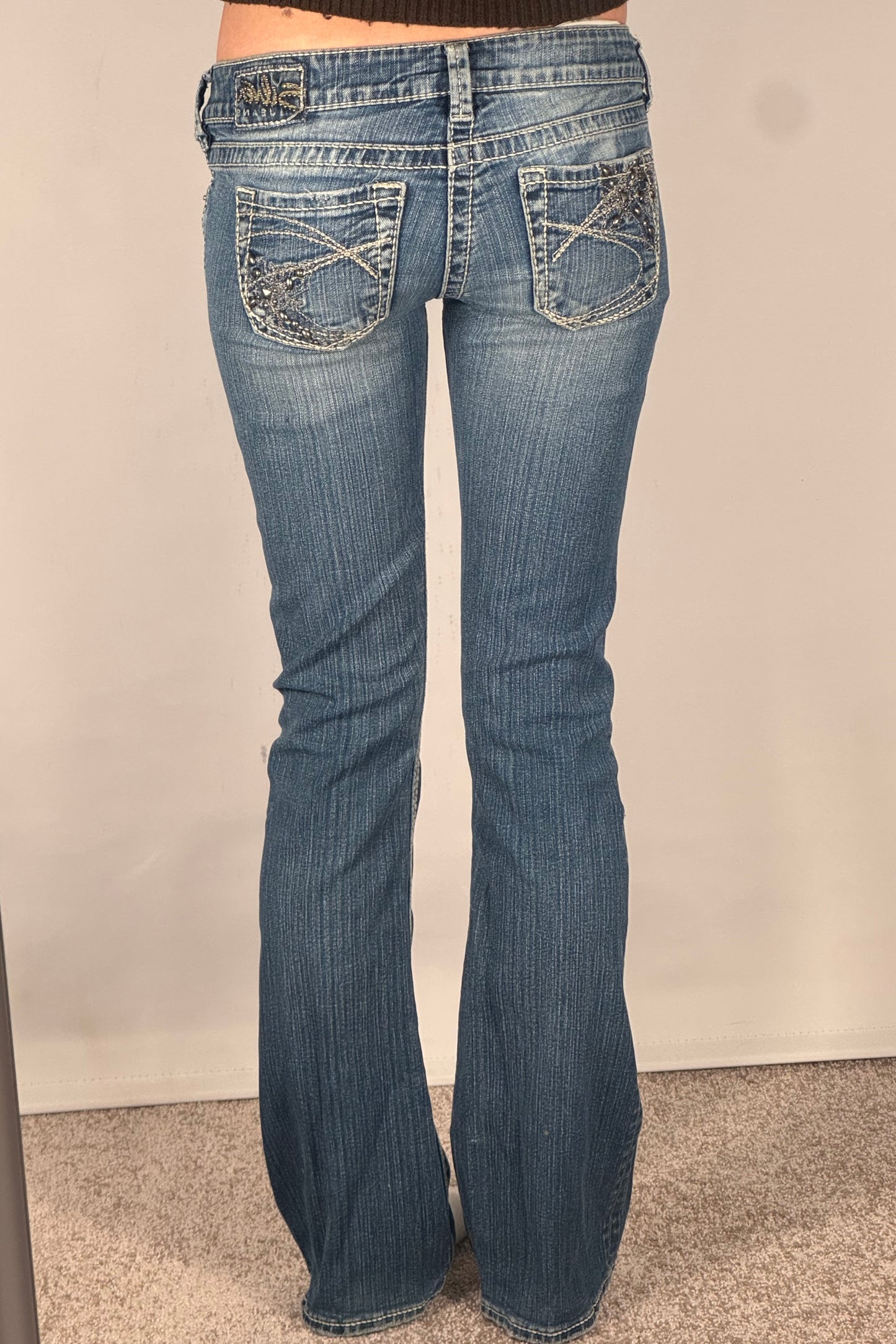 Lågmidjade jeans stl: XS