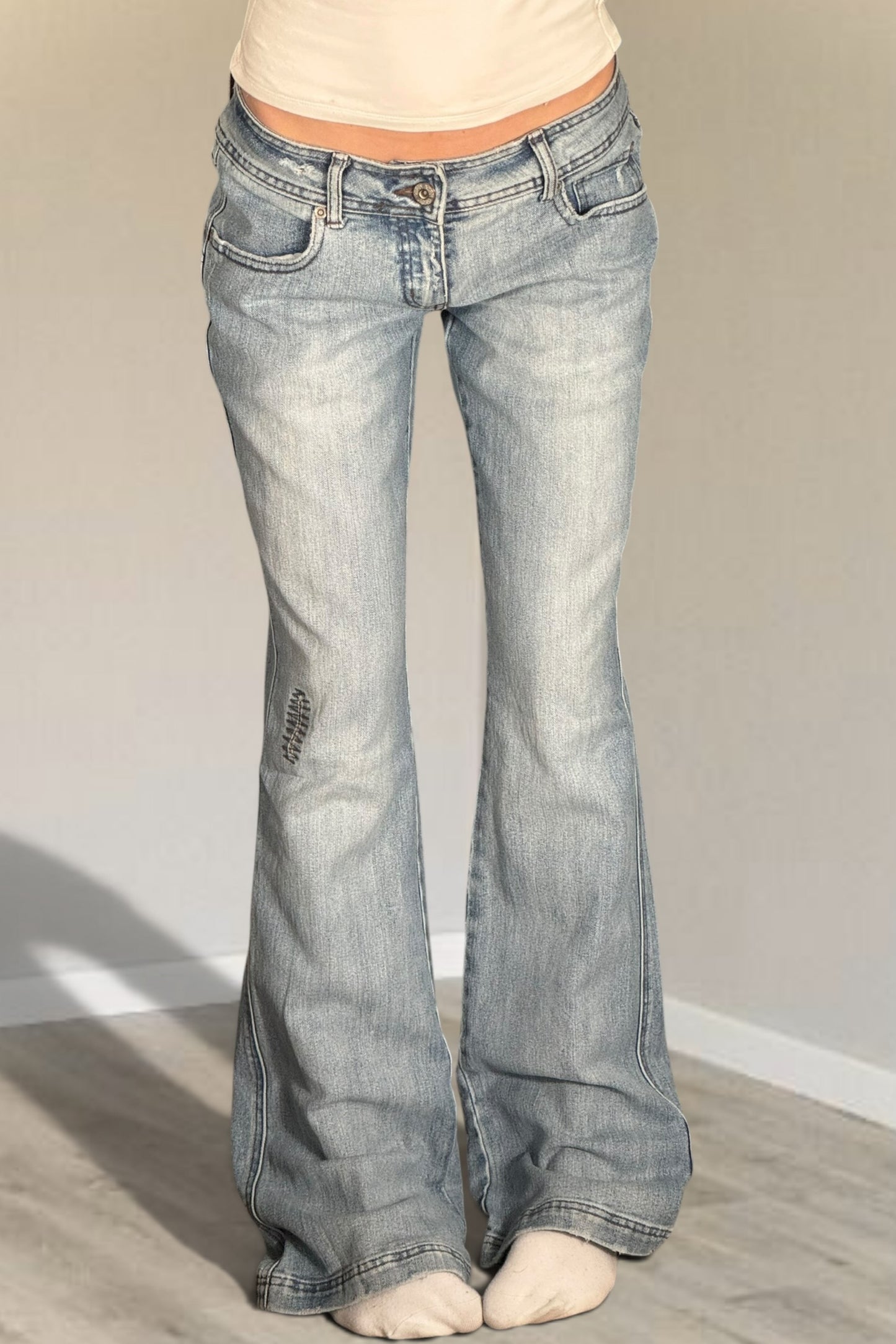 Lågmidjade jeans stl: S/M