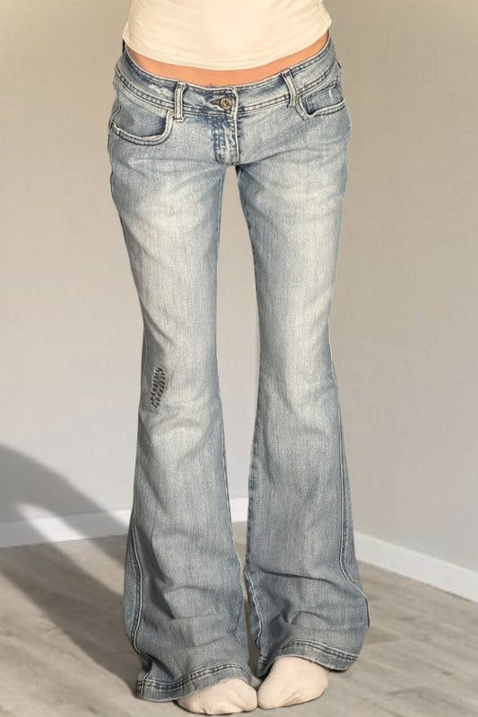 Lågmidjade jeans stl: S/M
