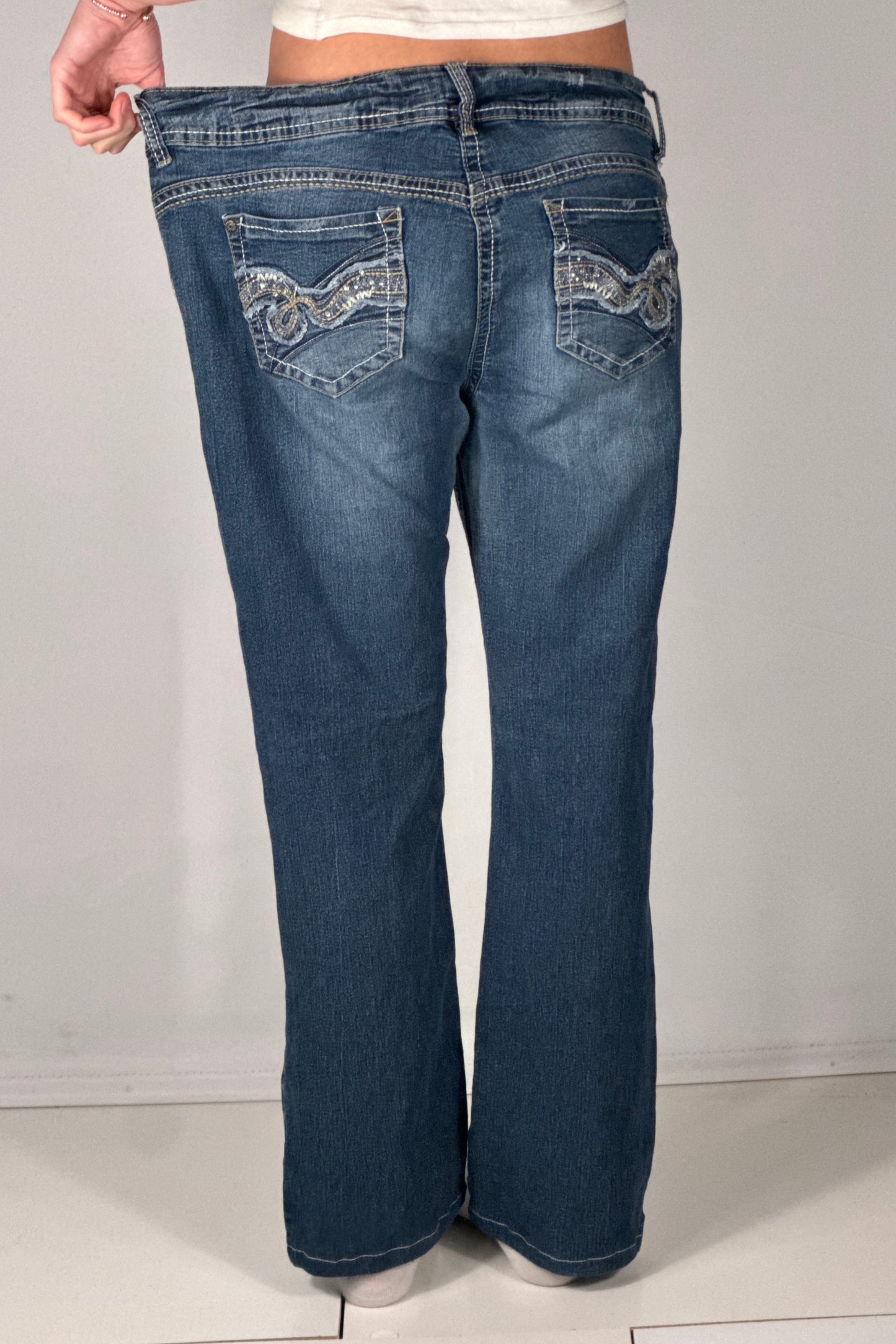 Lågmidjade jeans stl: L