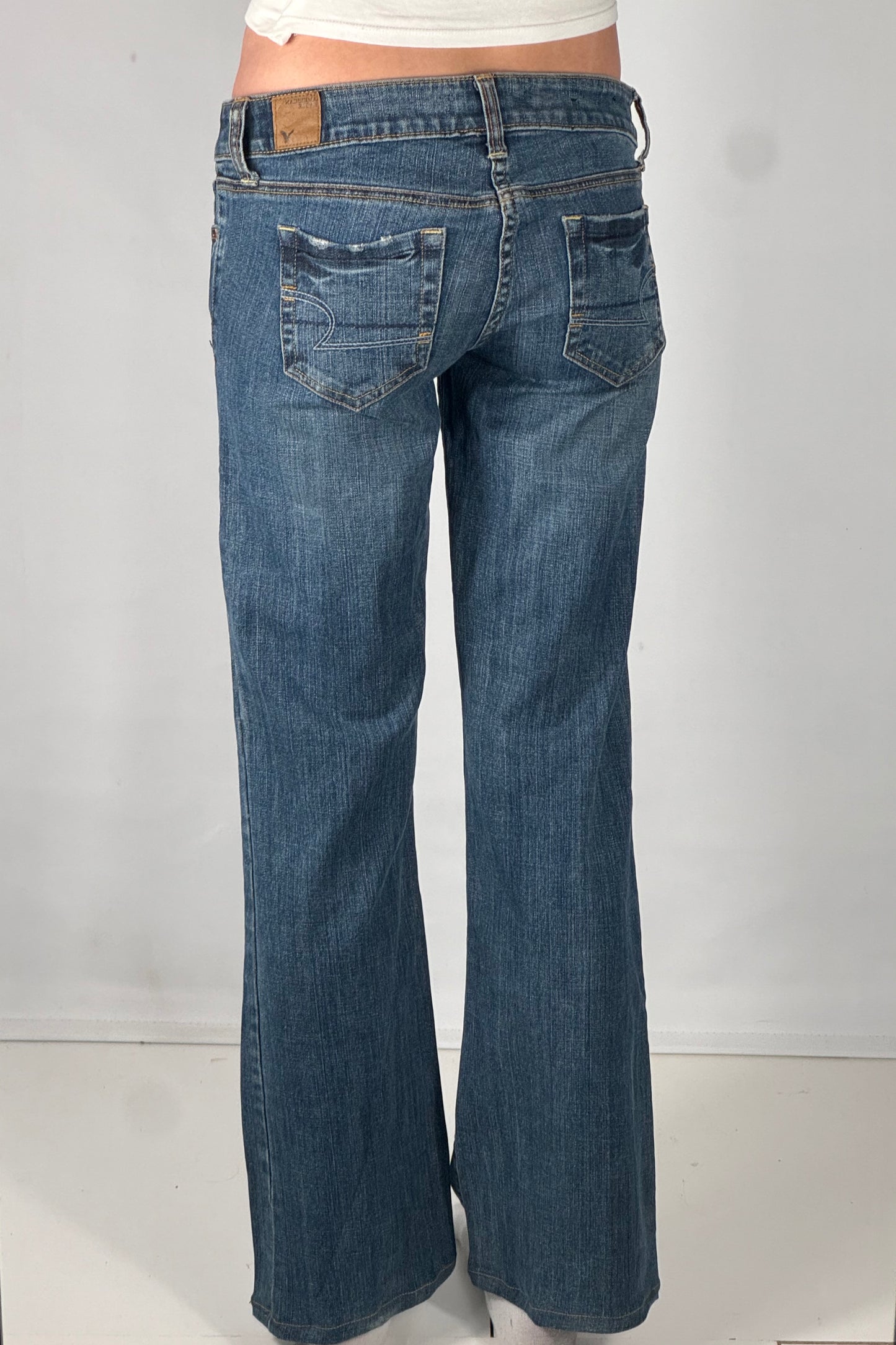 Lågmidjade jeans stl: S