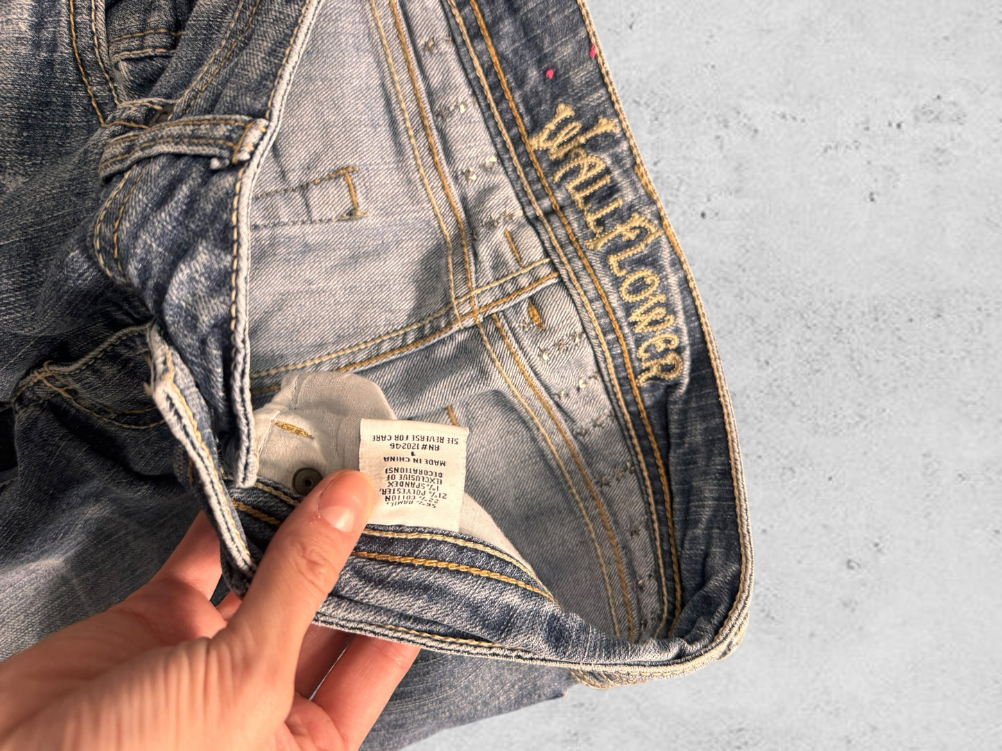Lågmidjade jeans stl: XS
