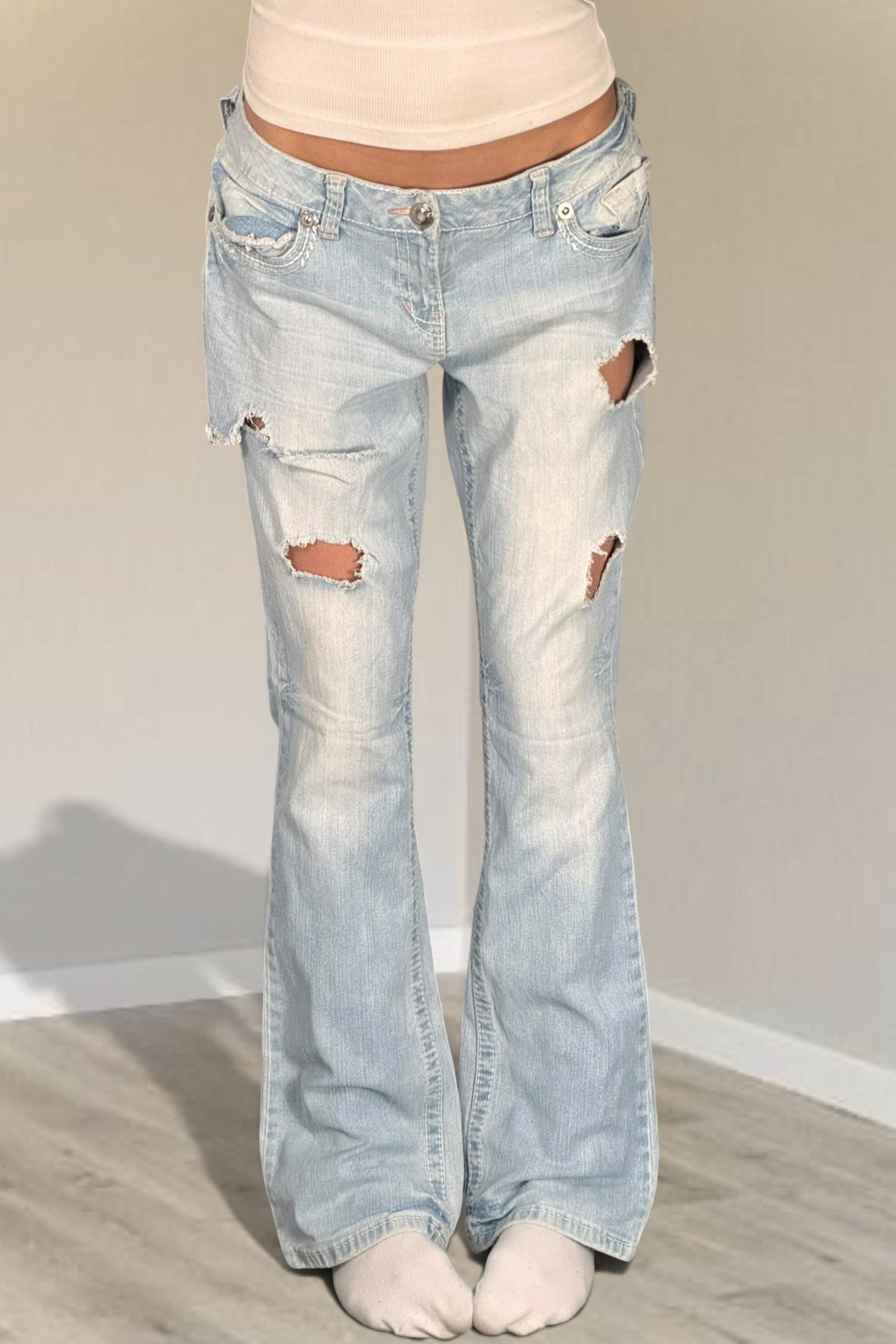 Lågmidjade jeans stl: L