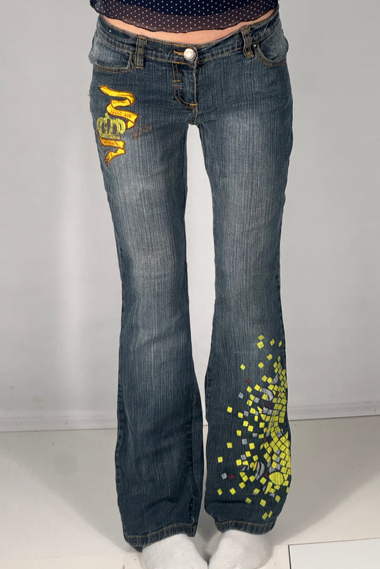 Lågmidjade jeans stl: XS