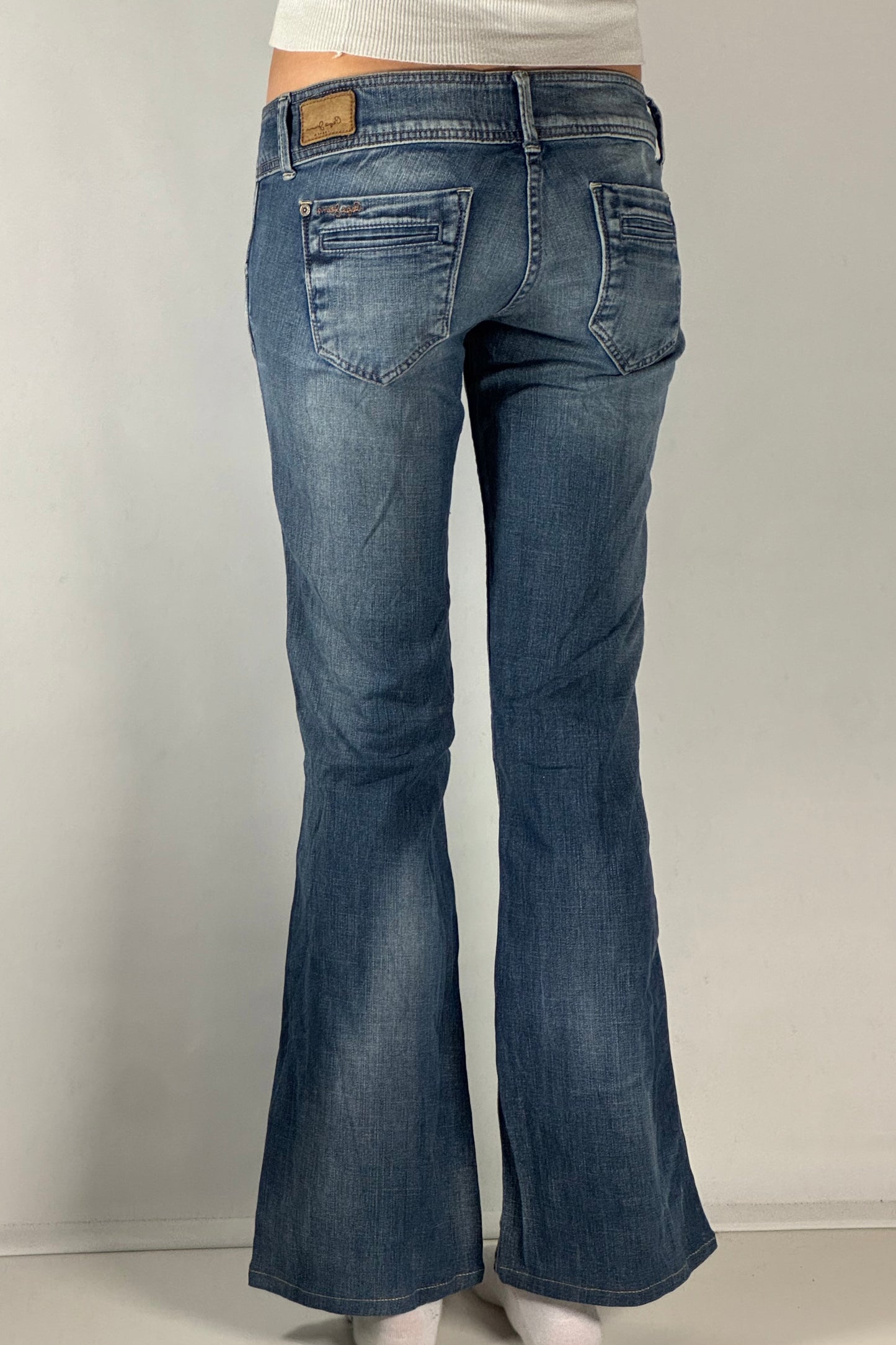 Lågmidjade jeans stl: S