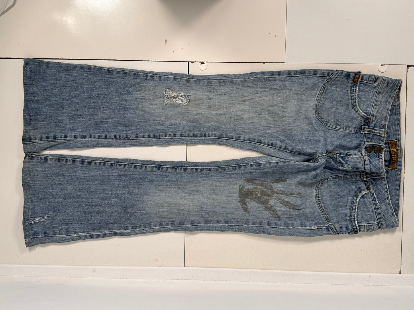 Lavtaljede jeans str: S