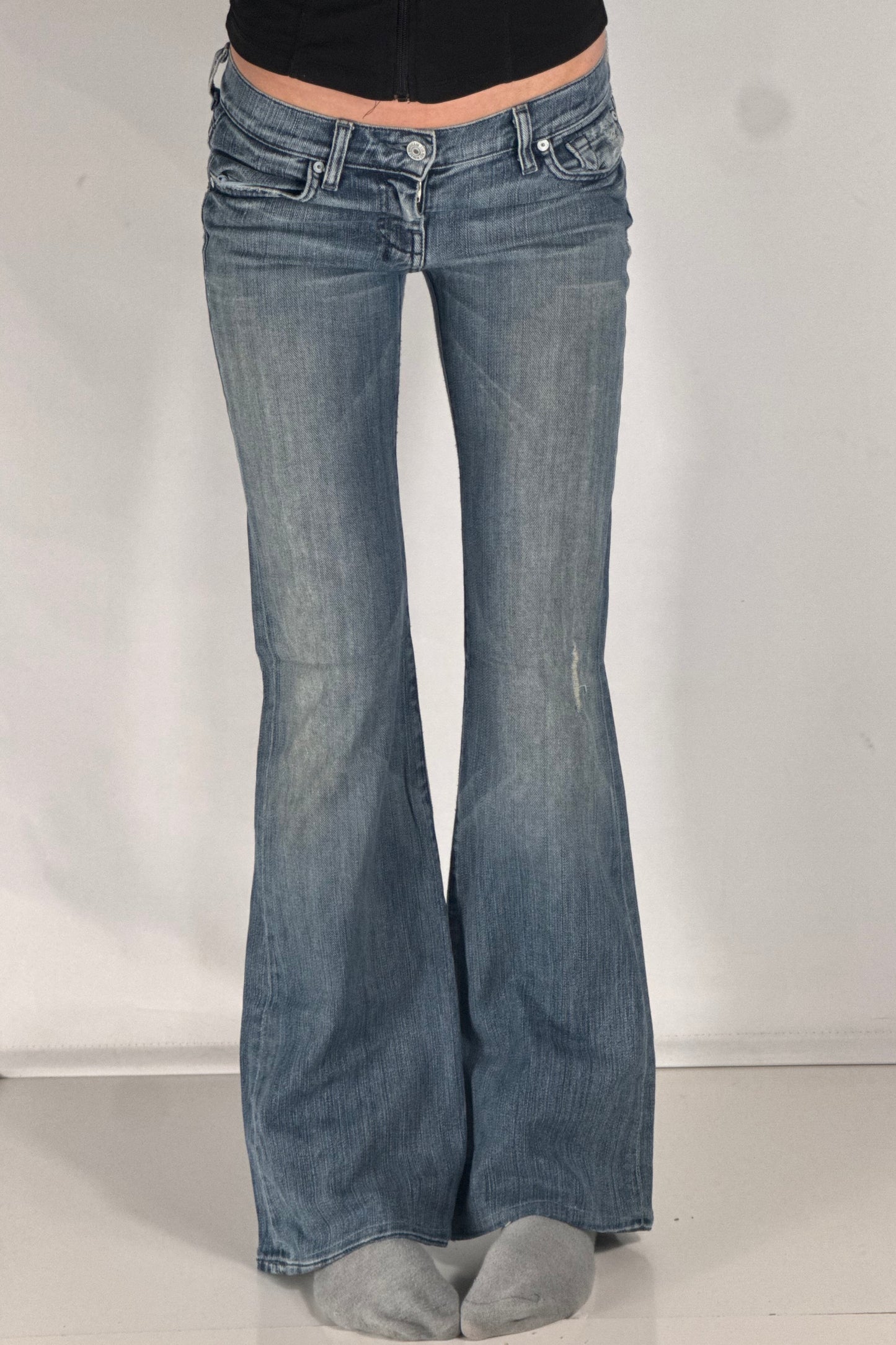 Lågmidjade jeans stl: XS