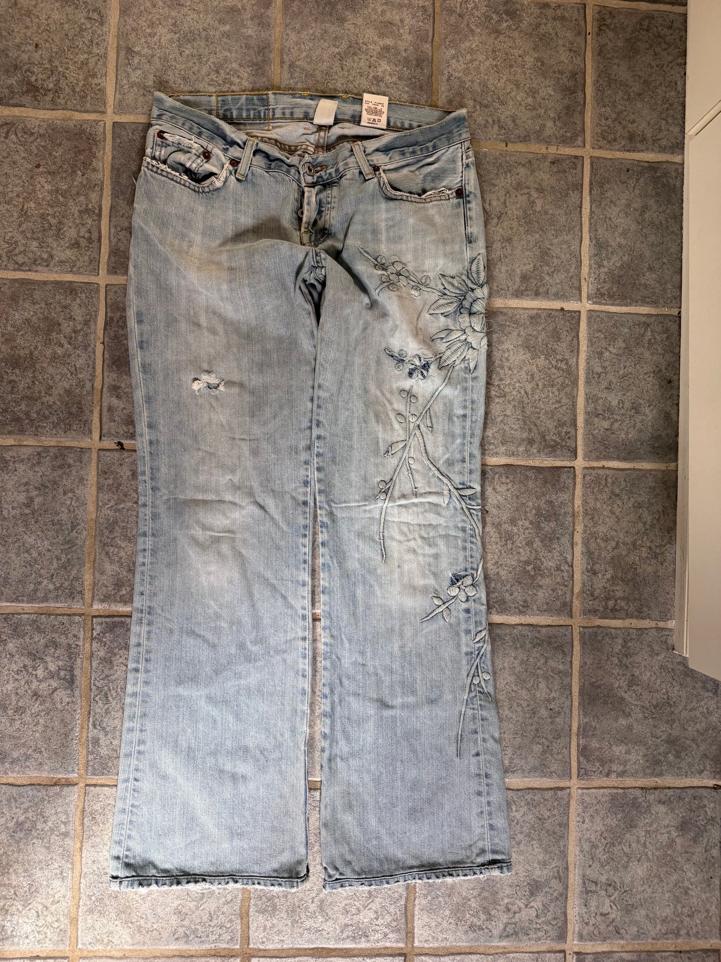 Lågmidjade jeans stl: M