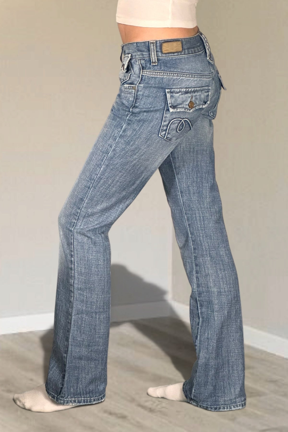 Lågmidjade jeans stl: XS