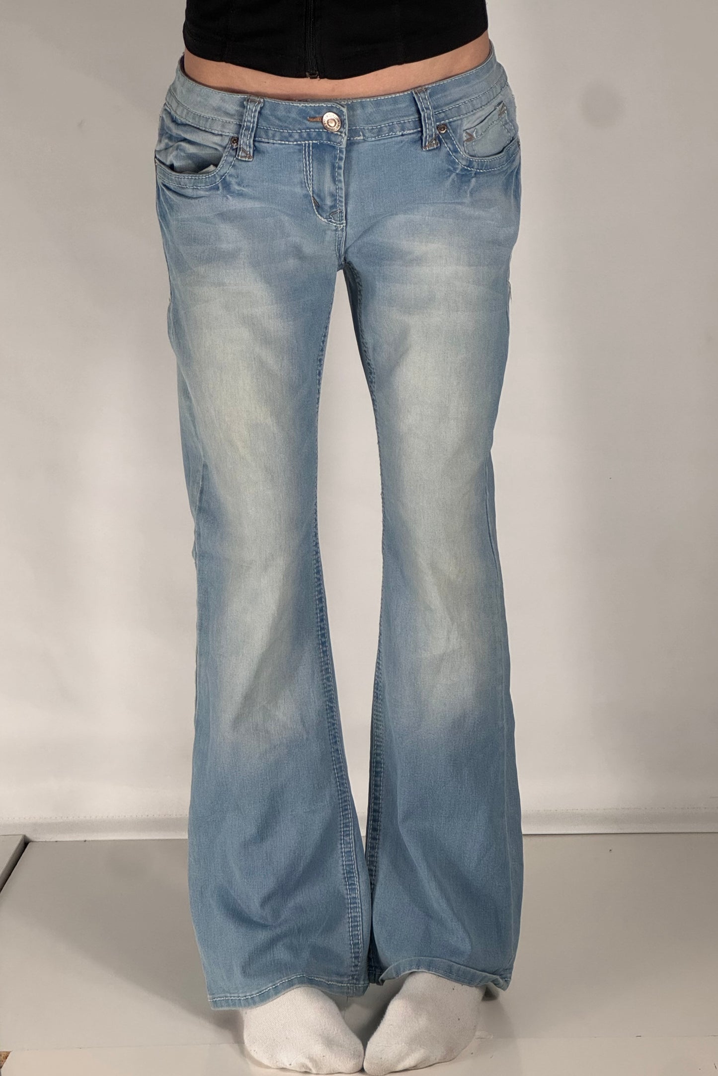 Lågmidjade jeans stl: L