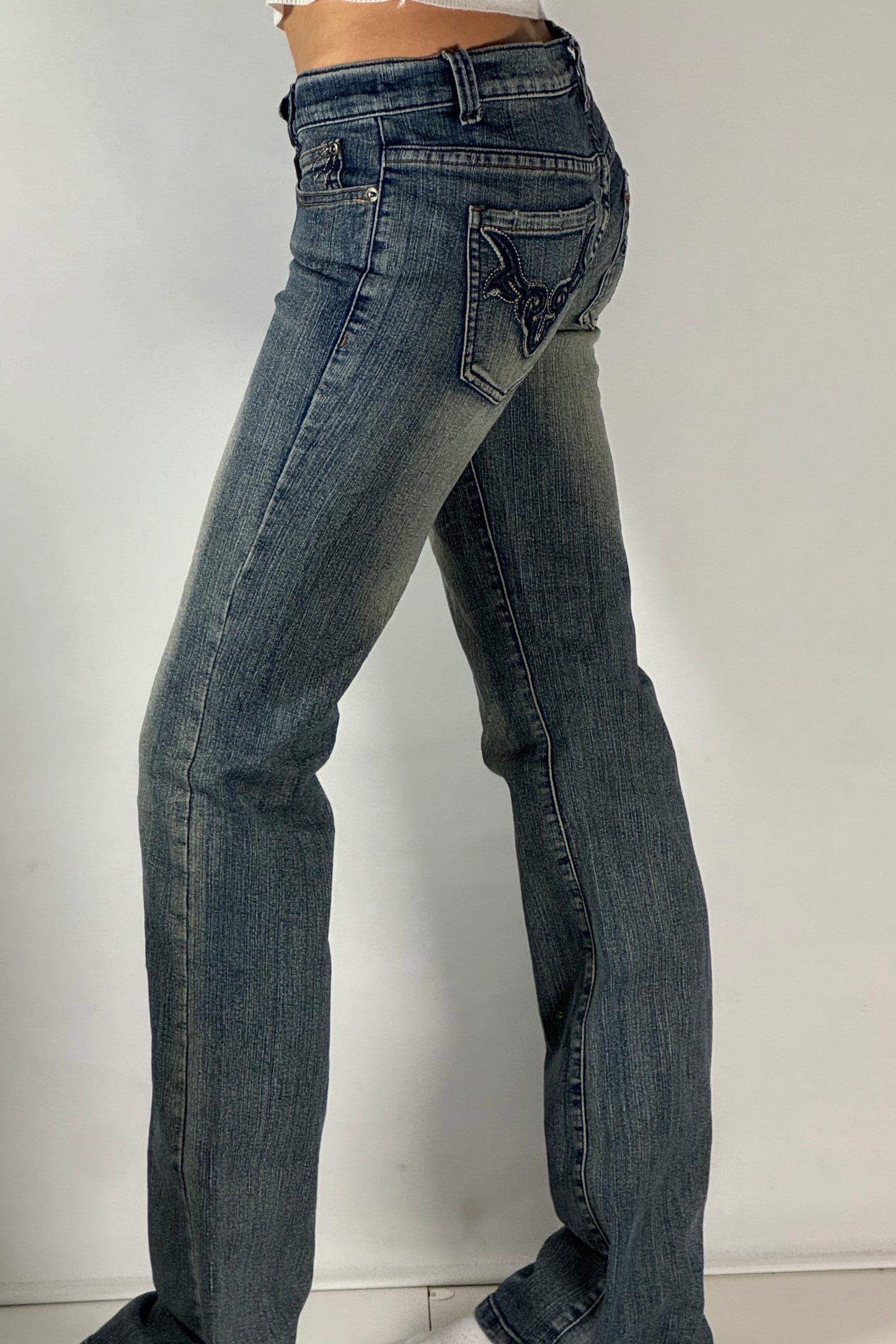 Lågmidjade jeans stl: XS/S