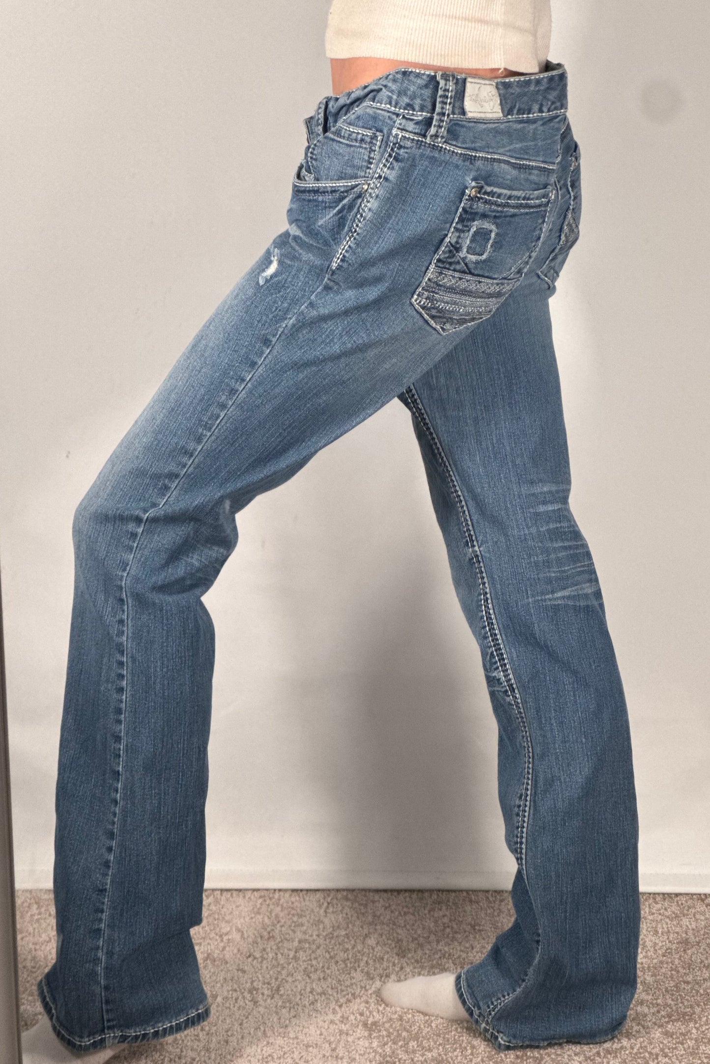 Lågmidjade jeans stl: L