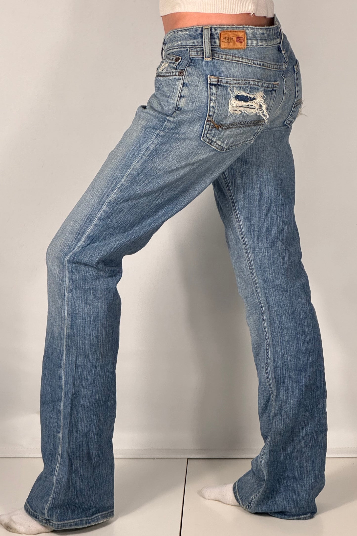 Lågmidjade jeans stl: S/M
