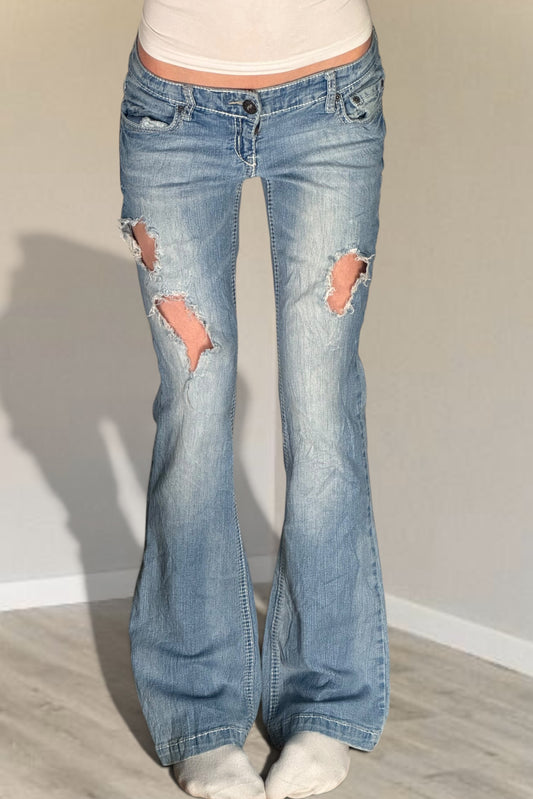 Lågmidjade jeans stl: S