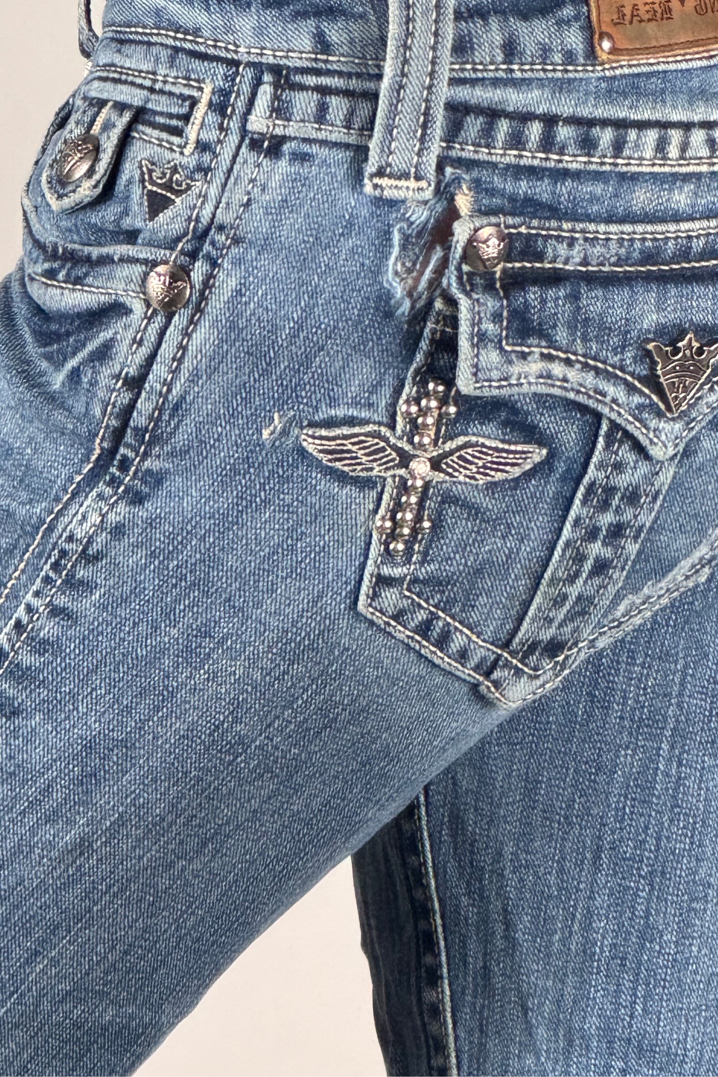 Lågmidjade jeans stl: XS
