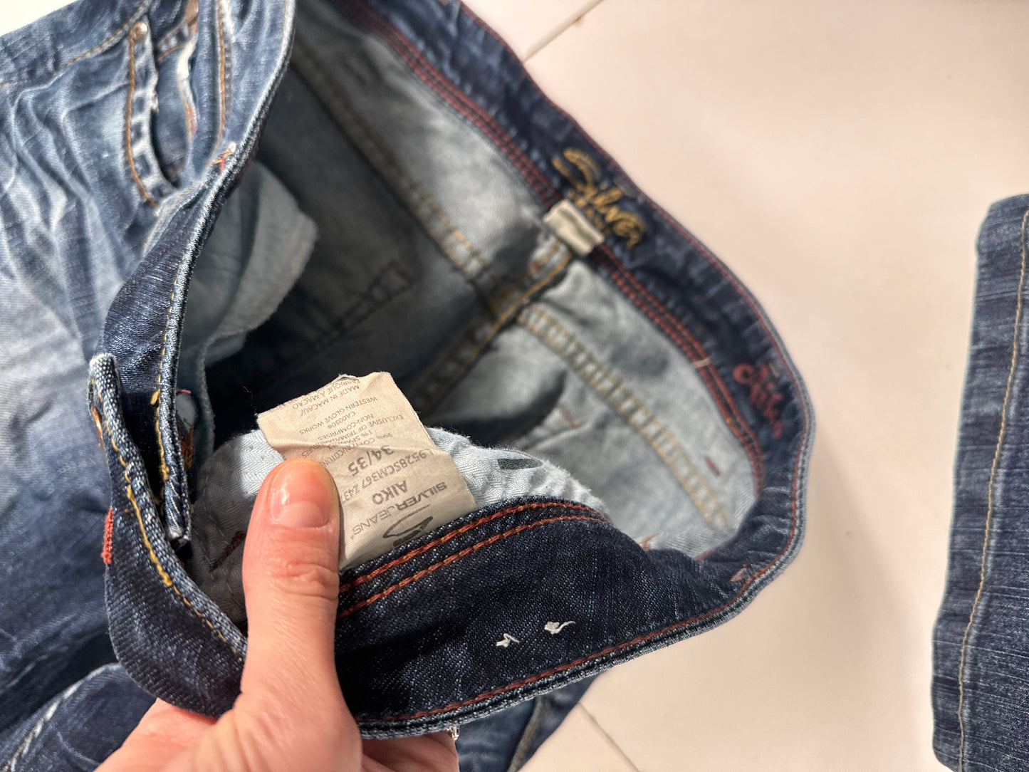 Lågmidjade jeans stl: L