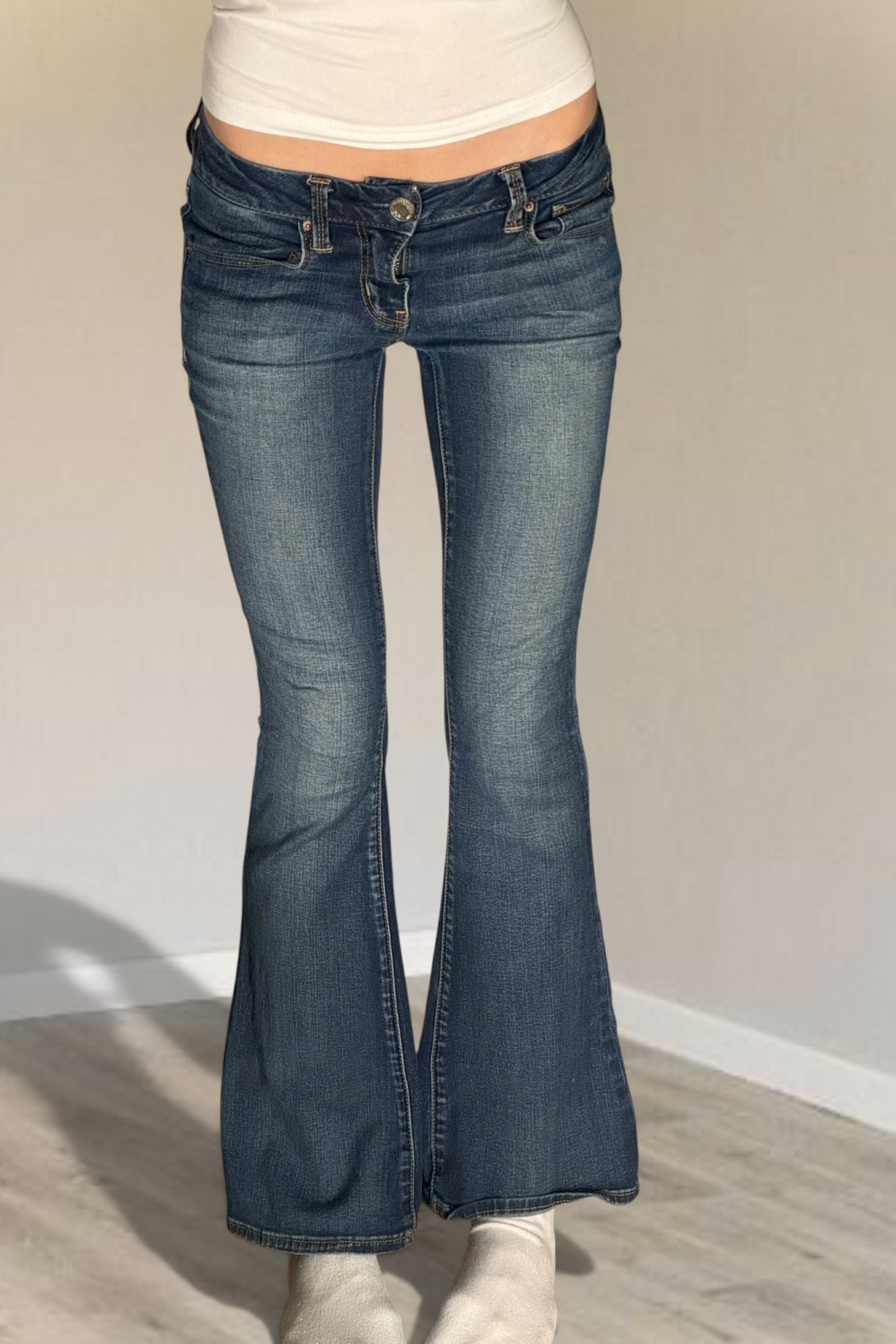 Lågmidjade jeans stl: XS