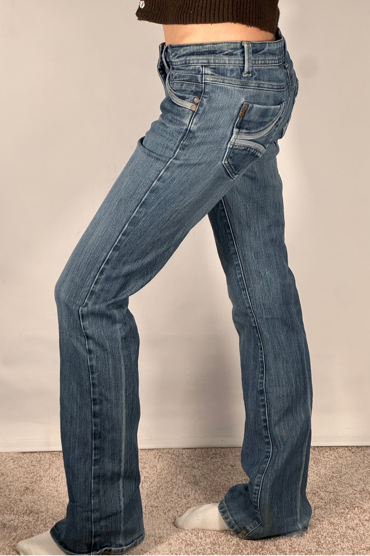 Lågmidjade jeans stl: XS/S