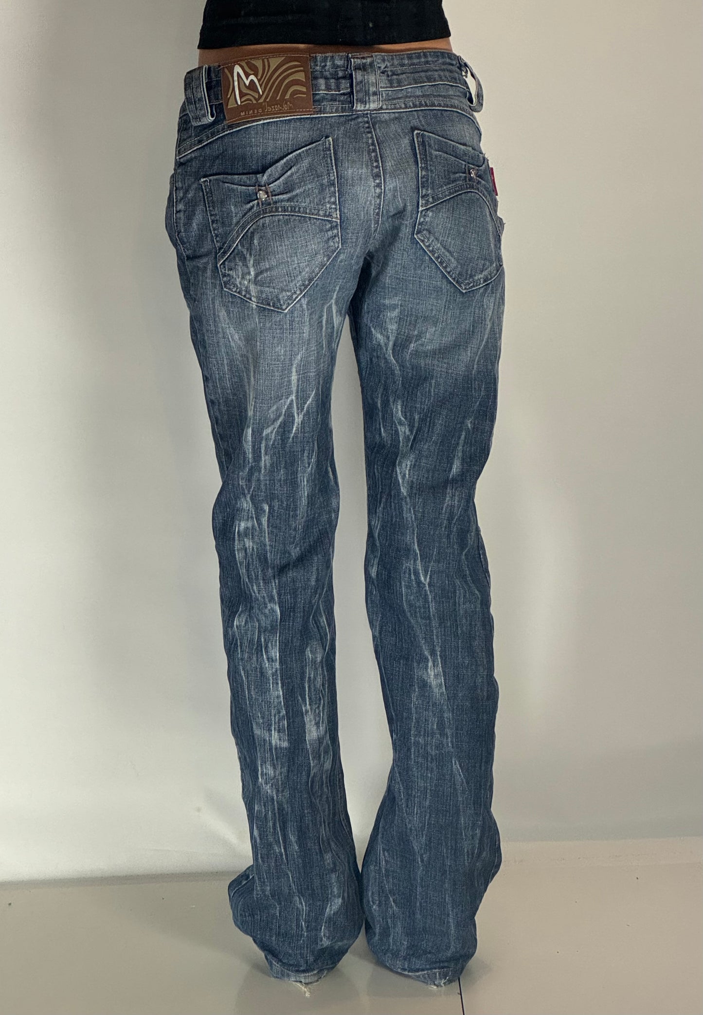 Lågmidjade jeans stl: M