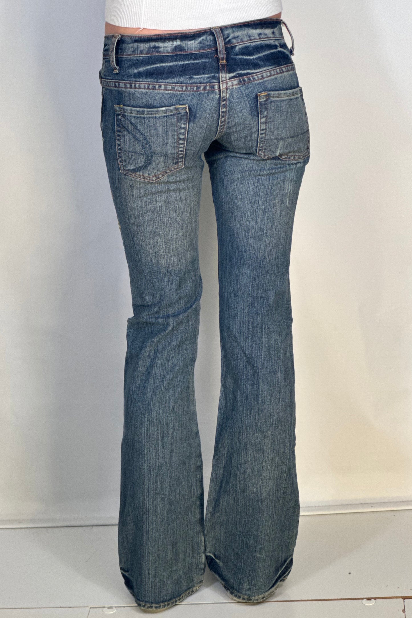 Lågmidjade jeans stl: XS