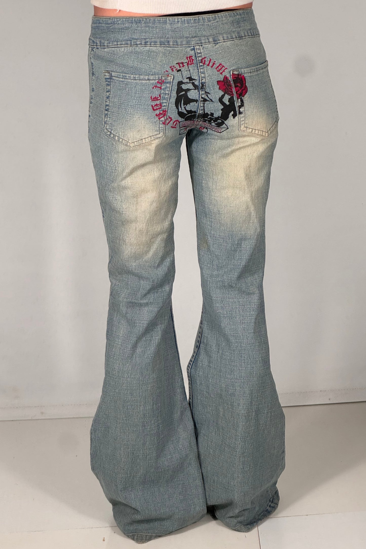 Lågmidjade jeans stl: XS