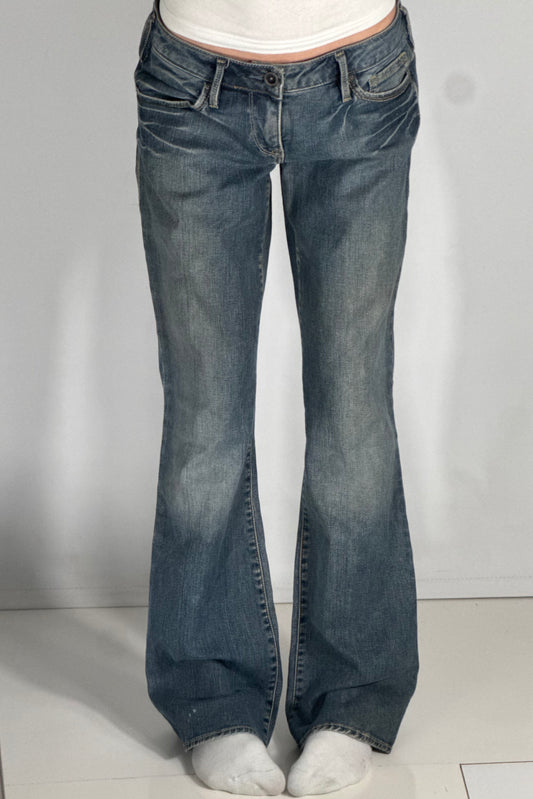 Lavtaljede jeans str: M