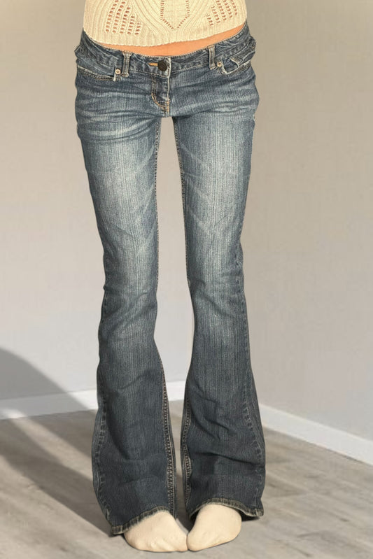 Lågmidjade jeans stl: S