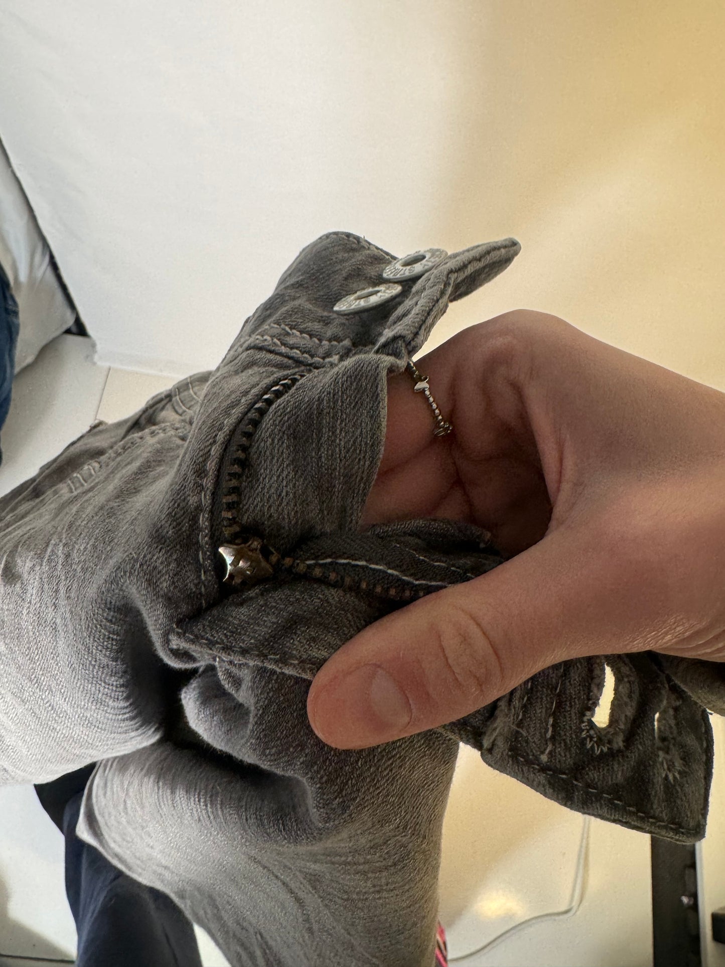 Lavlivede jeans str: XS