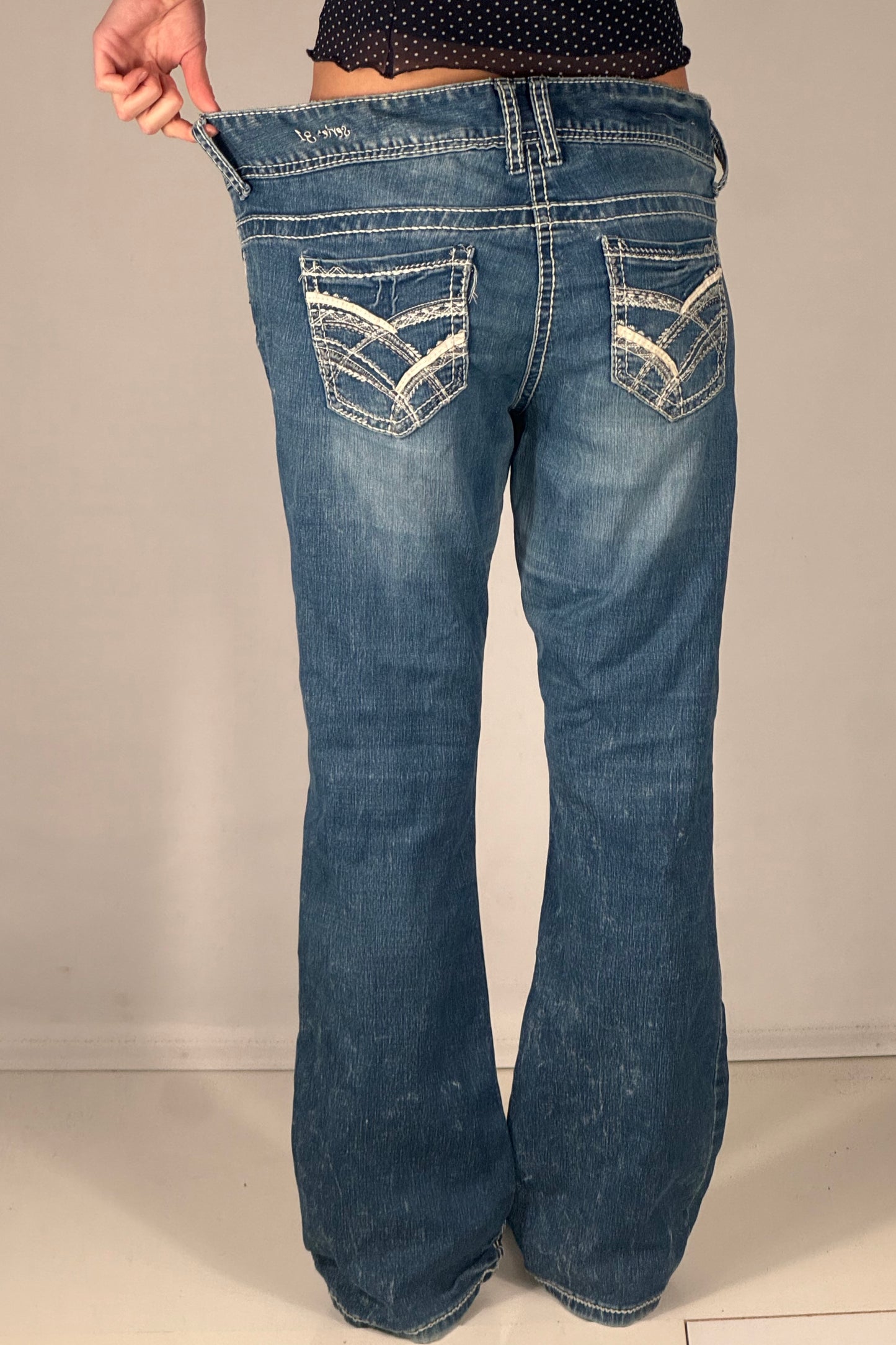 Lågmidjade jeans stl: L