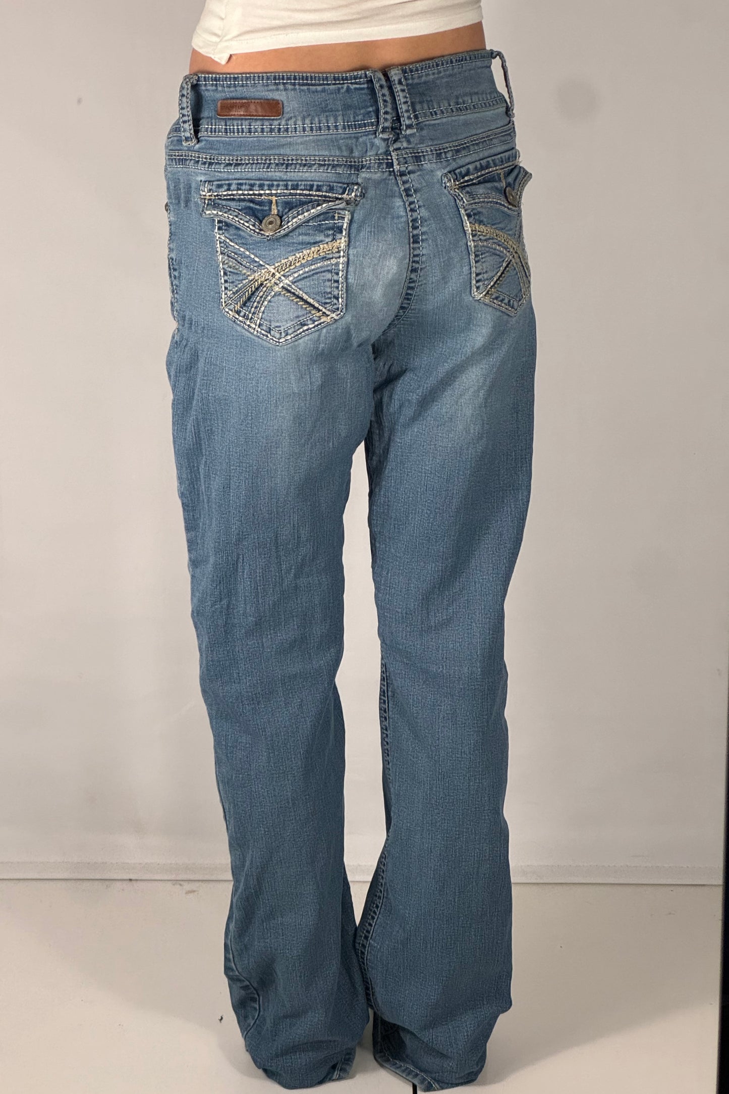 Lågmidjade jeans stl: S