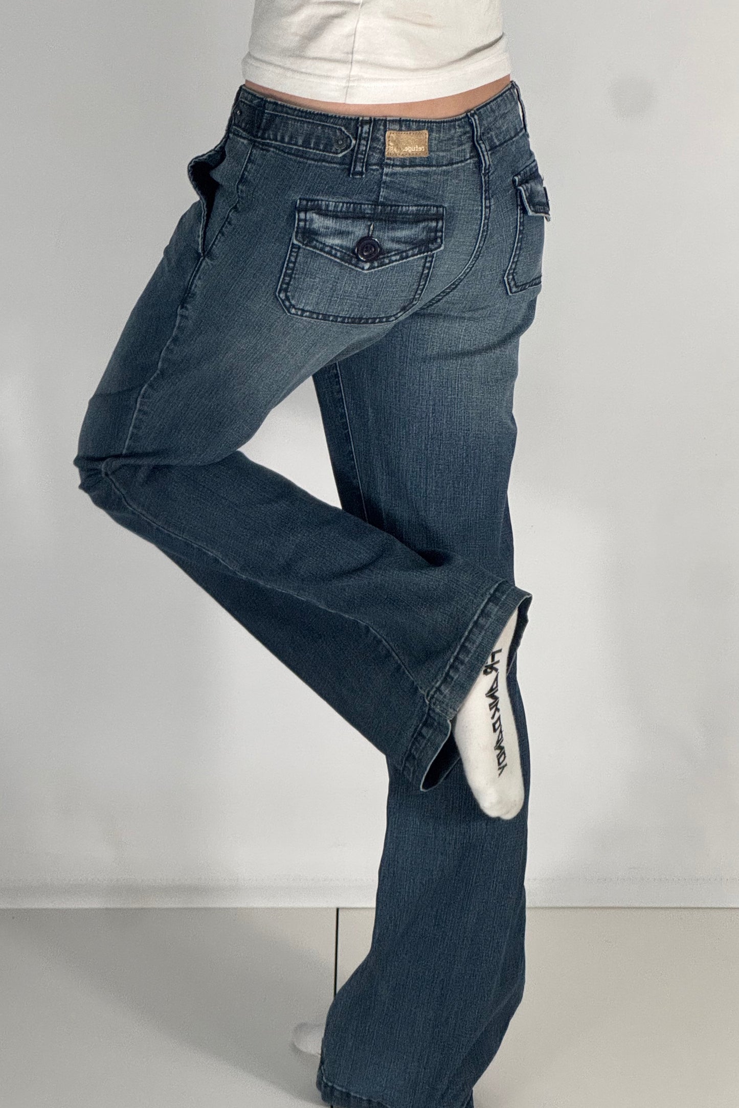 Lågmidjade jeans stl: S