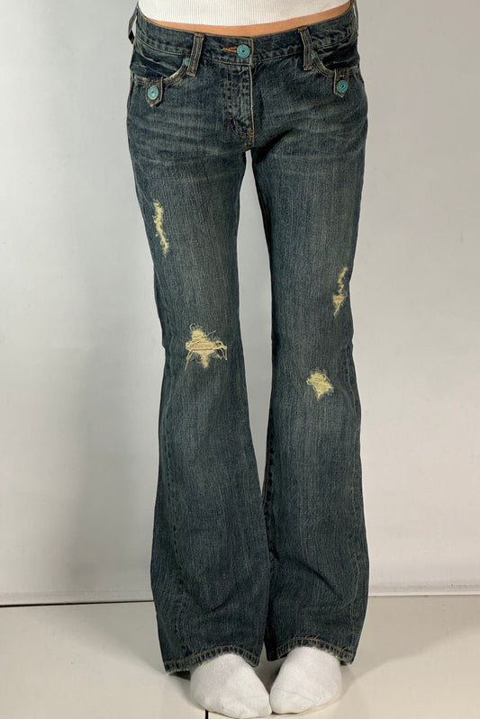 Lågmidjade jeans stl: S